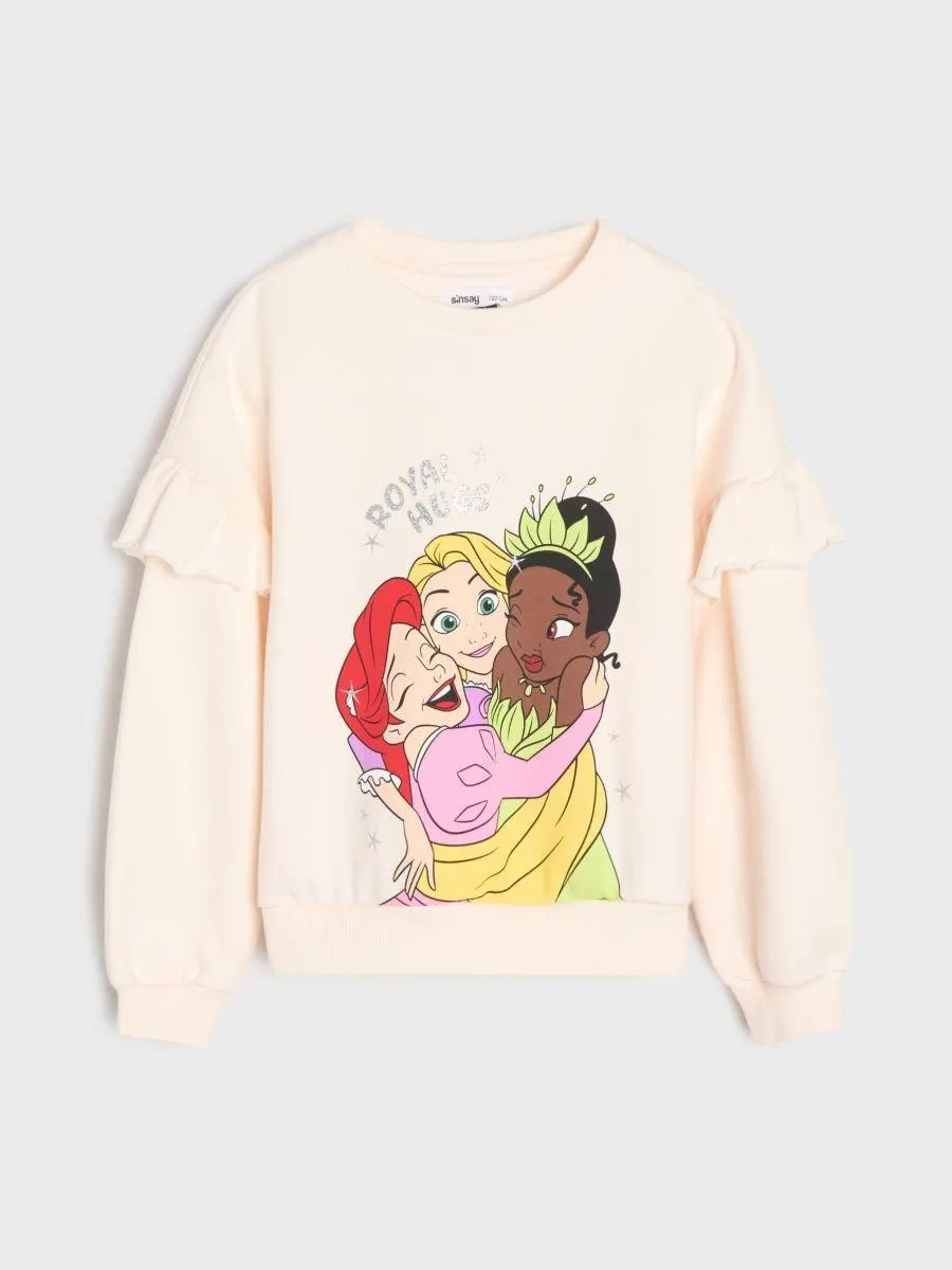 Bluză crewneck cu imprimeu Princess