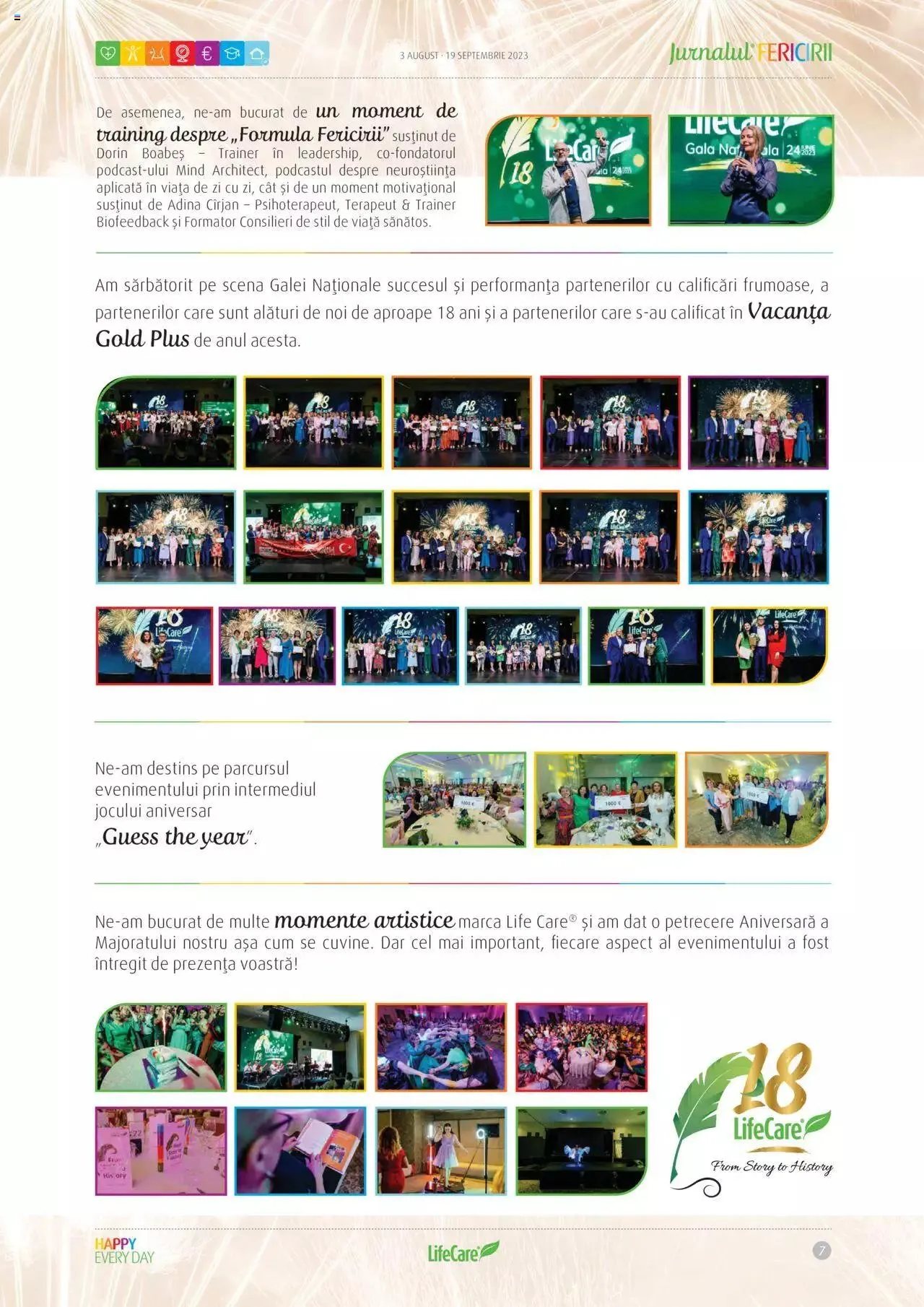 Catalog Life Care catalog - Jurnalul Fericirii August/Septembrie de la 3 august până la 19 septembrie 2023 - Revista Pagina 7