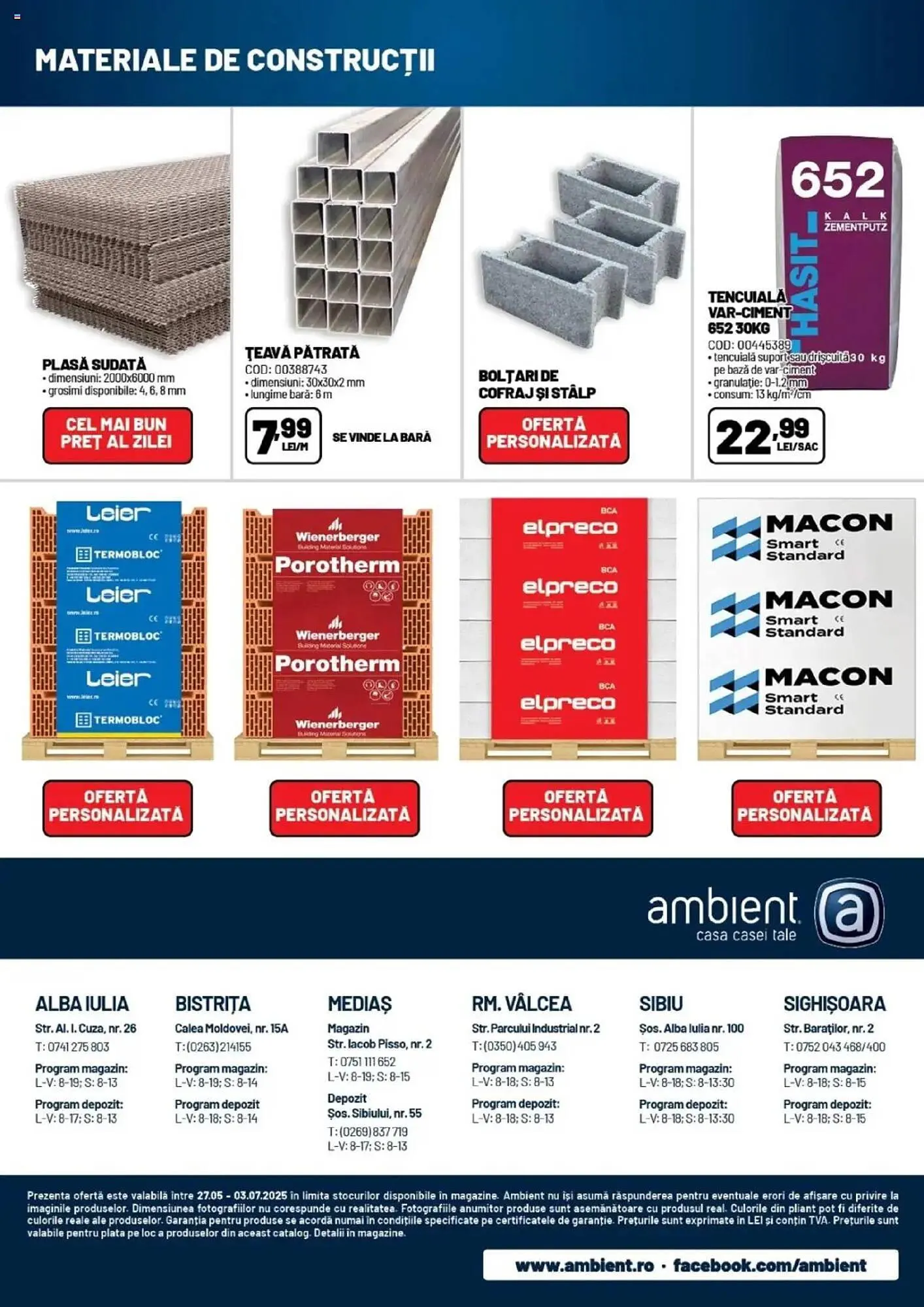 Catalog Catalog Ambient de la 26 mai până la 3 iulie 2025 - Revista Pagina 16