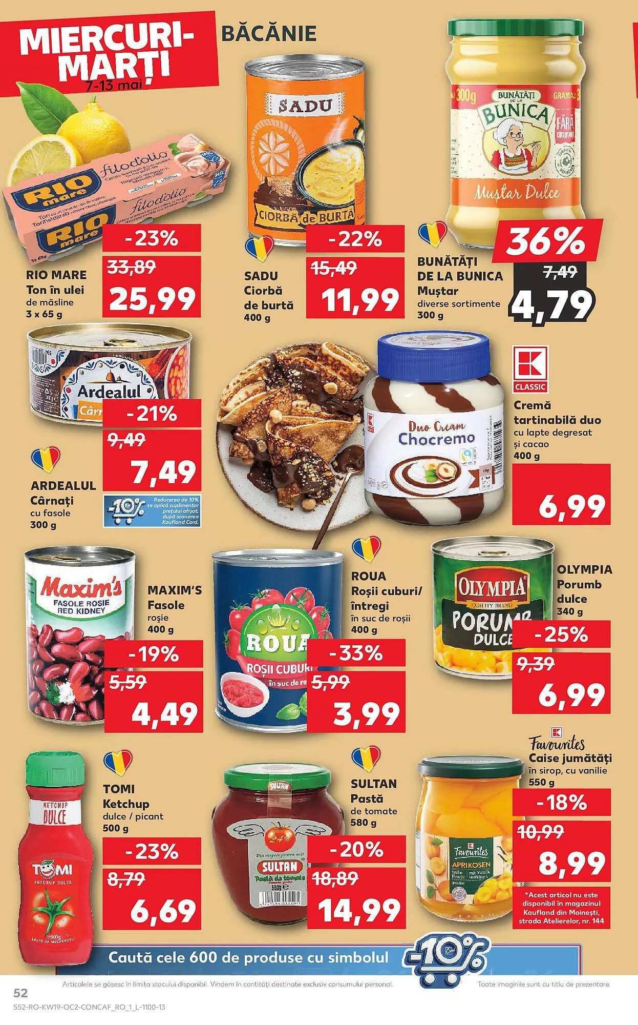 Catalog Catalog Kaufland de la 7 mai până la 13 mai 2025 - Revista Pagina 52