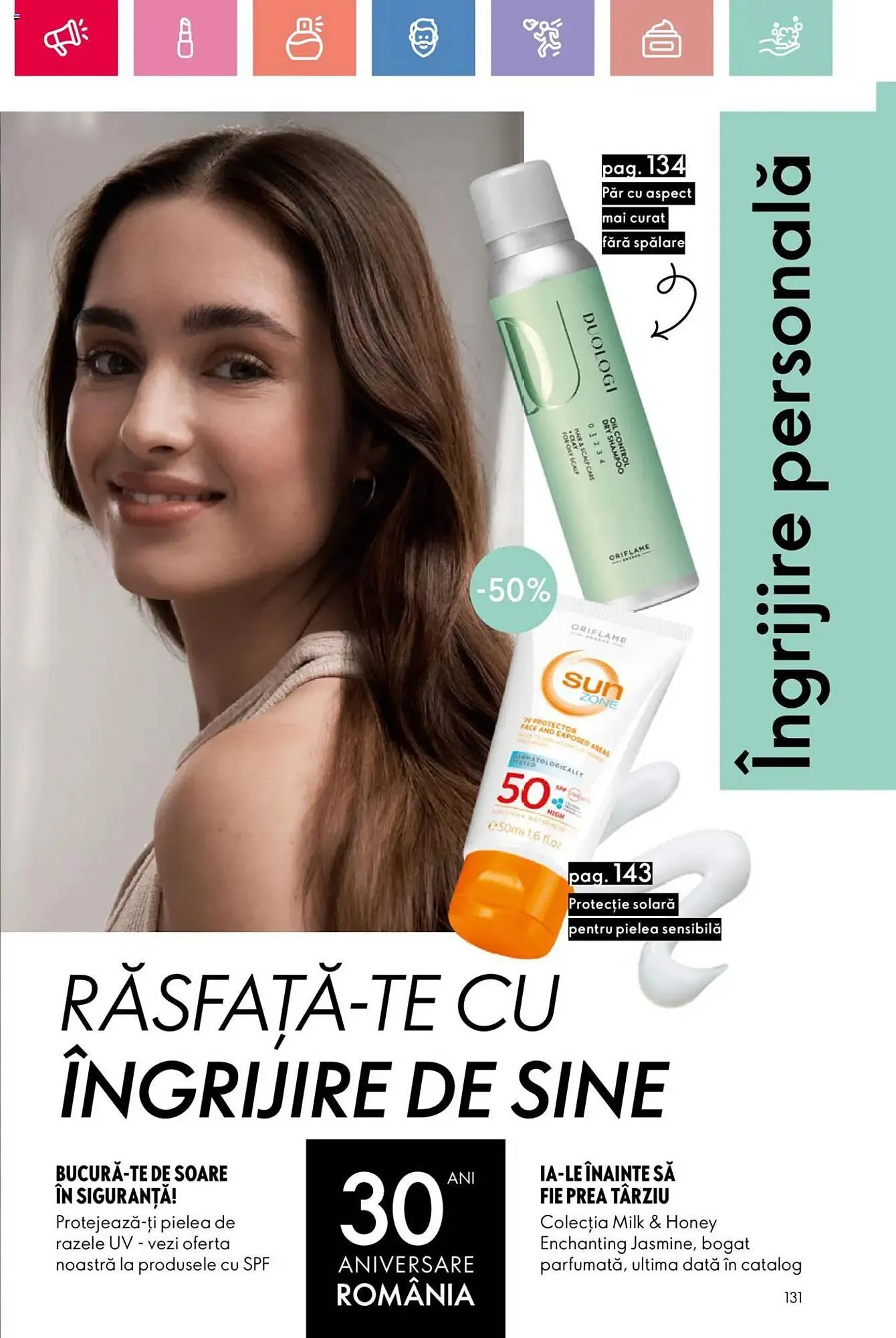 Catalog Catalog Oriflame de la 15 iunie până la 5 iulie 2025 - Revista Pagina 131