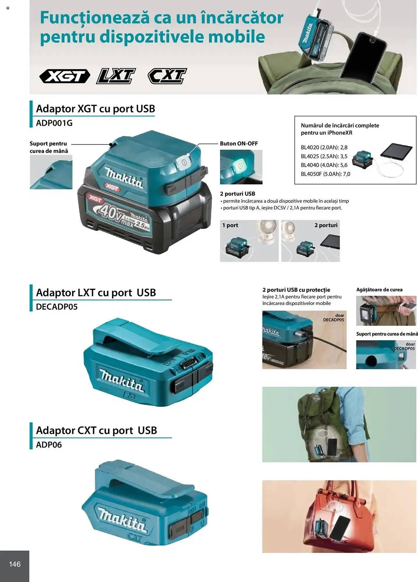 Catalog Catalog Makita de la 8 ianuarie până la 31 decembrie 2025 - Revista Pagina 146