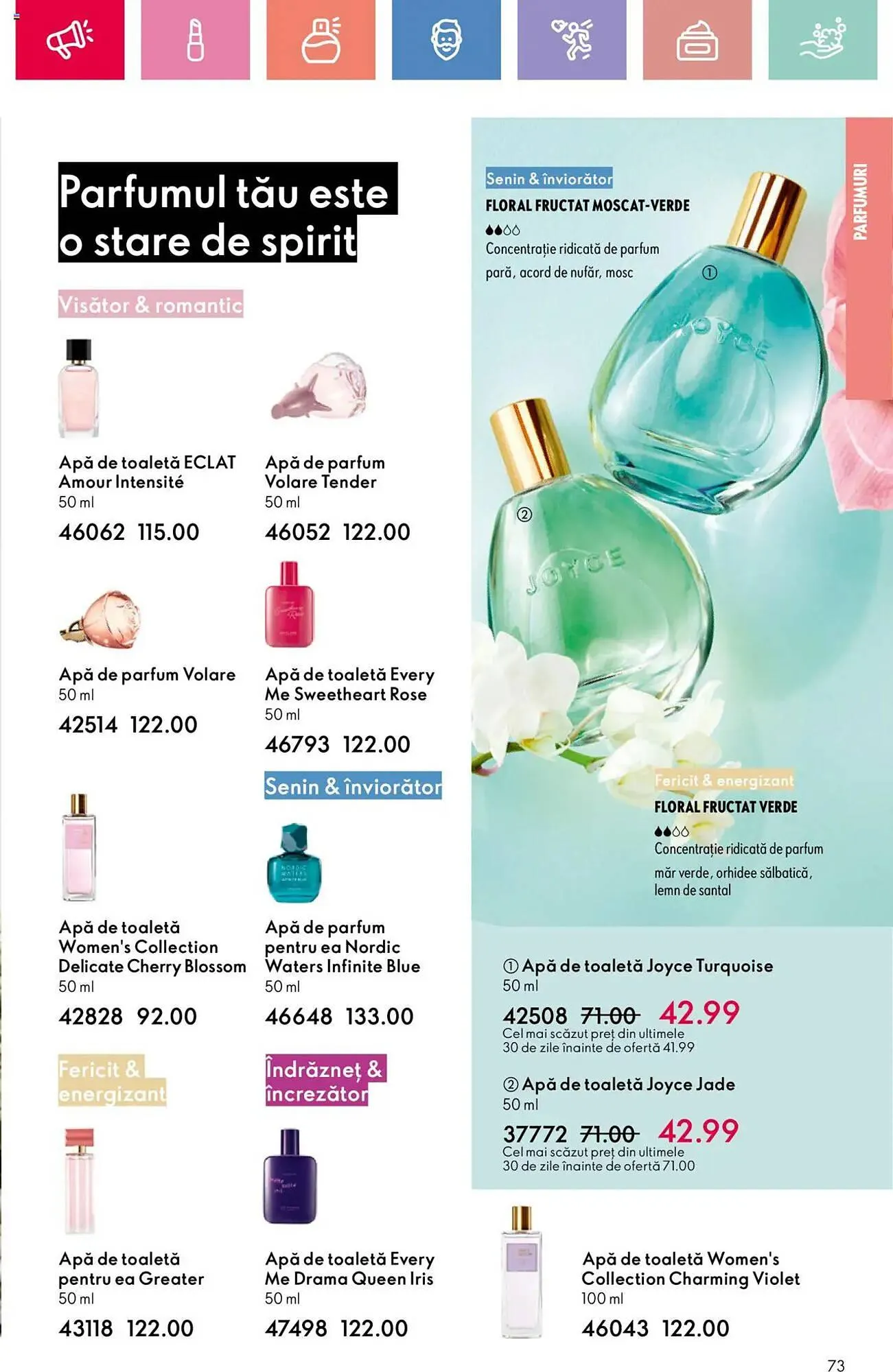 Catalog Catalog Oriflame de la 6 iulie până la 26 iulie 2025 - Revista Pagina 73