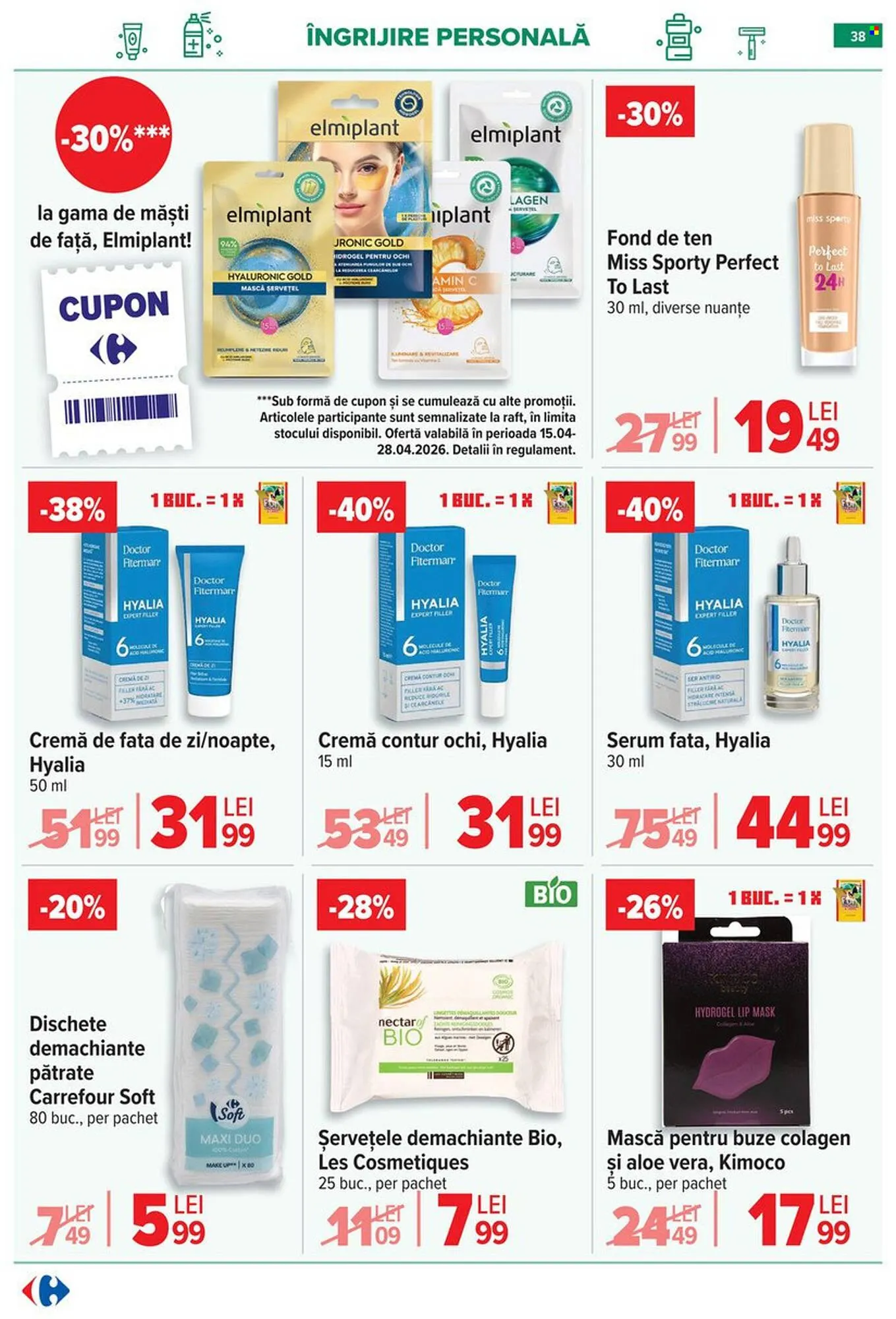 Catalog Catalog Carrefour de la 15 aprilie până la 28 aprilie 2026 - Revista Pagina 39