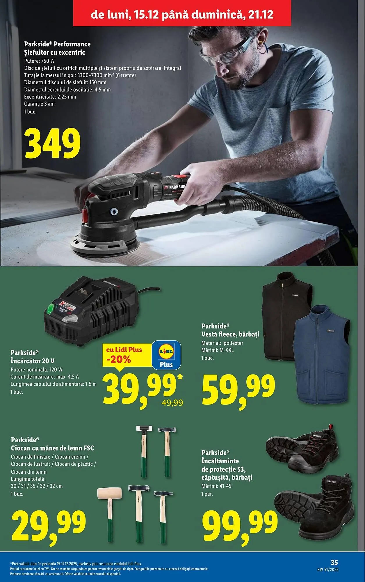 Catalog Catalog Lidl de la 15 decembrie până la 21 decembrie 2025 - Revista Pagina 35