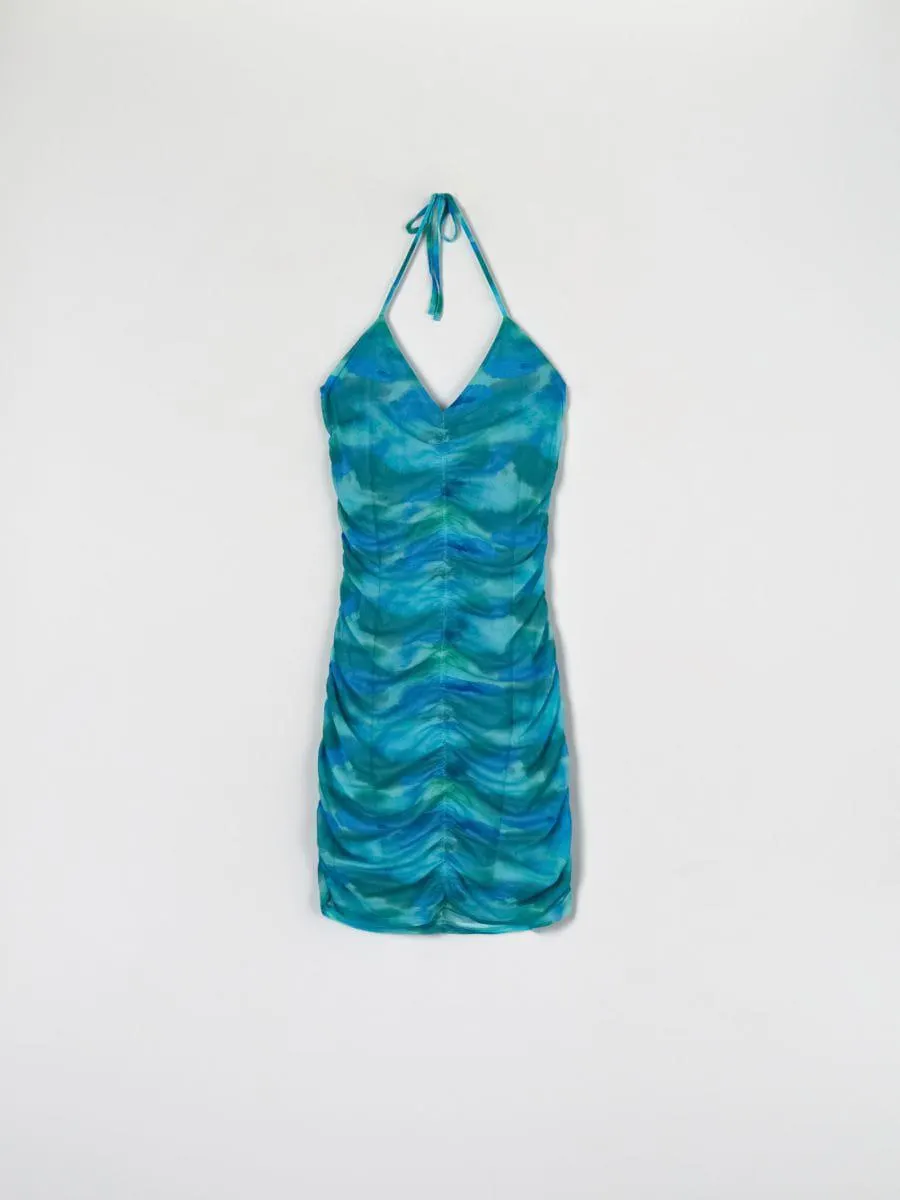 Rochie mini cu șnur decorativ