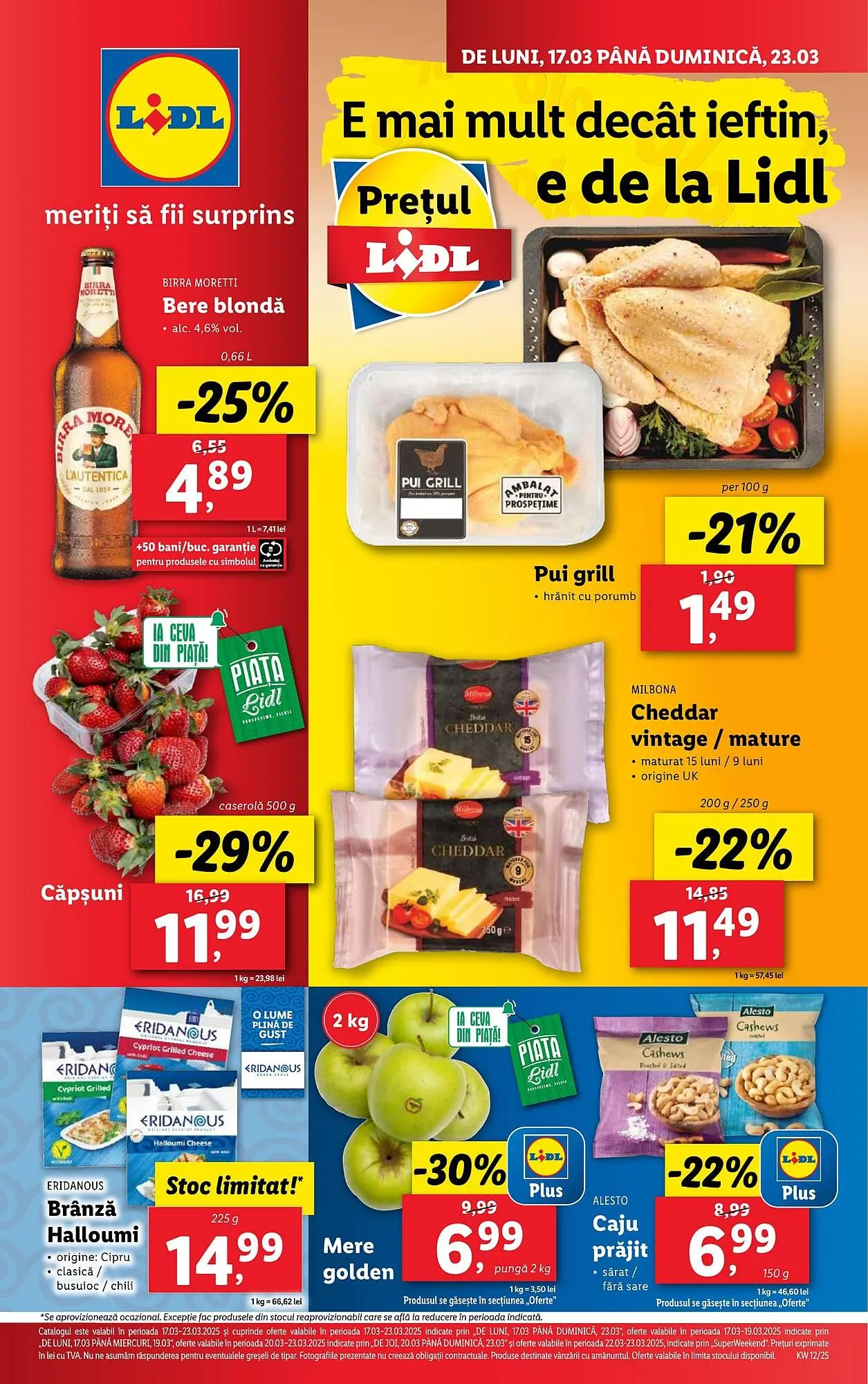 Catalog Catalog Lidl de la 17 martie până la 23 martie 2025 - Revista Pagina 1