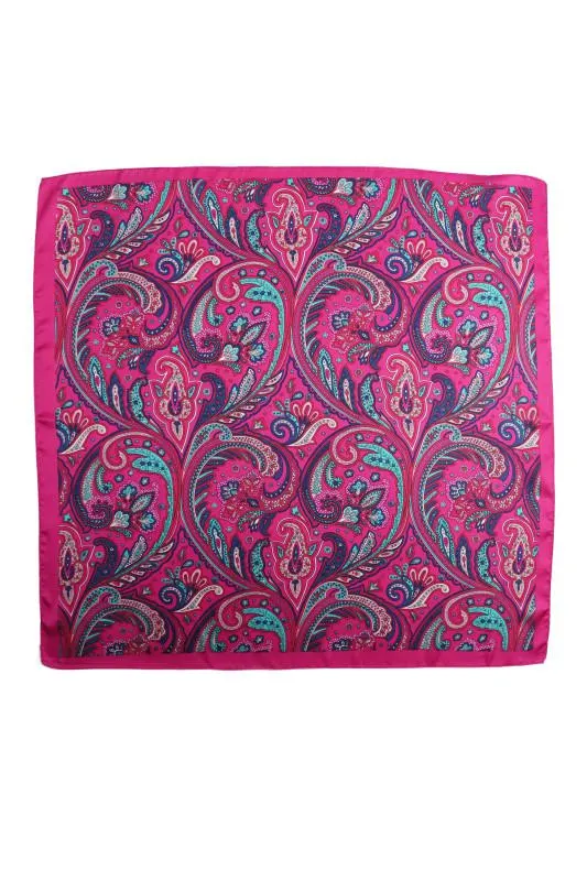 Esarfa patrata mica imprimeu lacrima din poliester