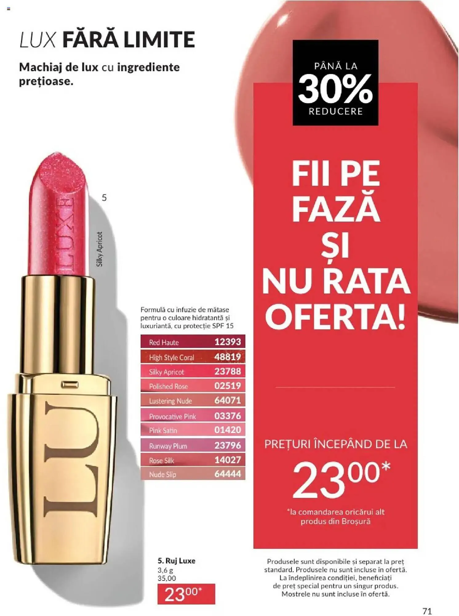 Catalog Catalog Avon de la 1 mai până la 31 mai 2025 - Revista Pagina 71