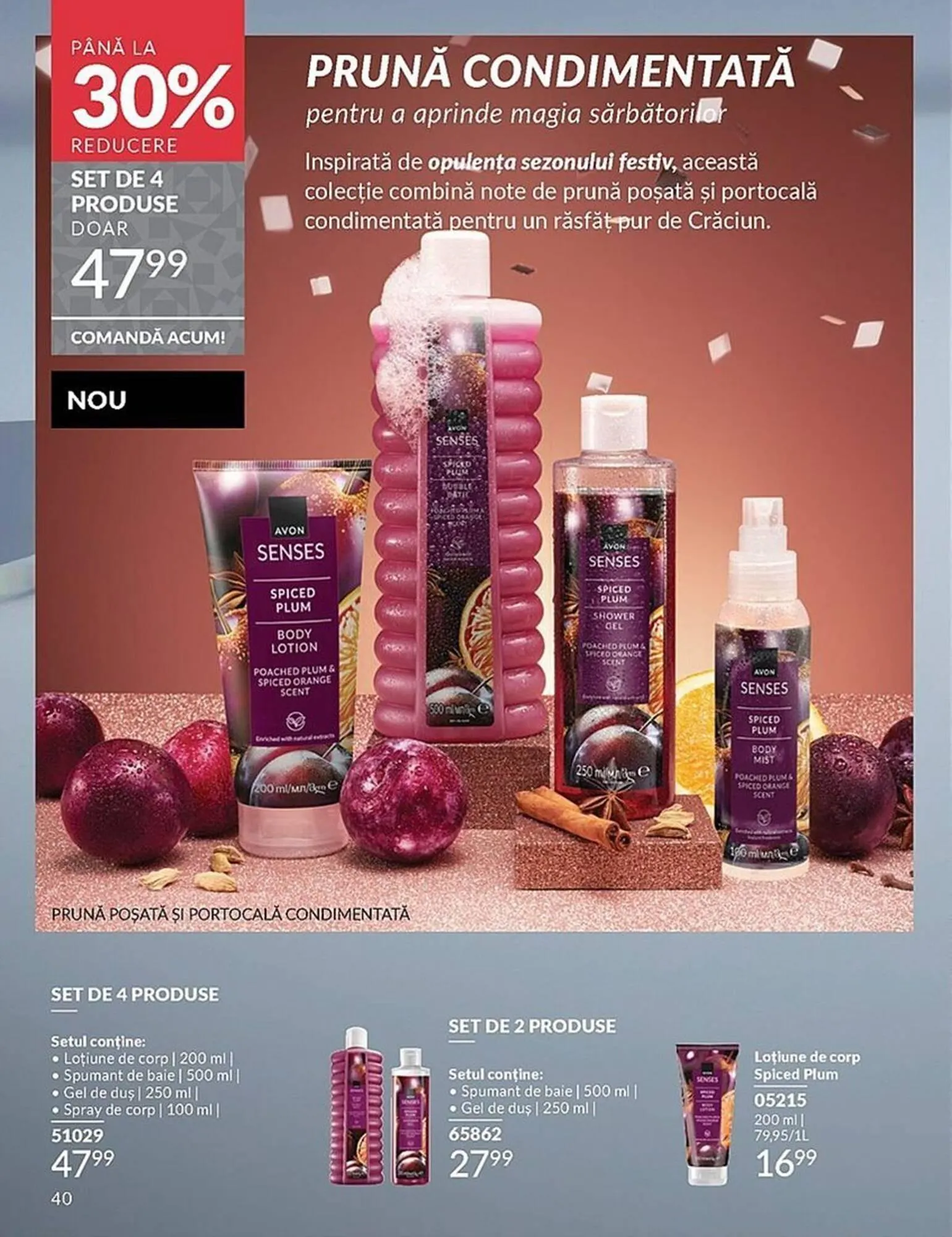 Catalog Catalog Avon de la 3 noiembrie până la 30 noiembrie 2025 - Revista Pagina 40