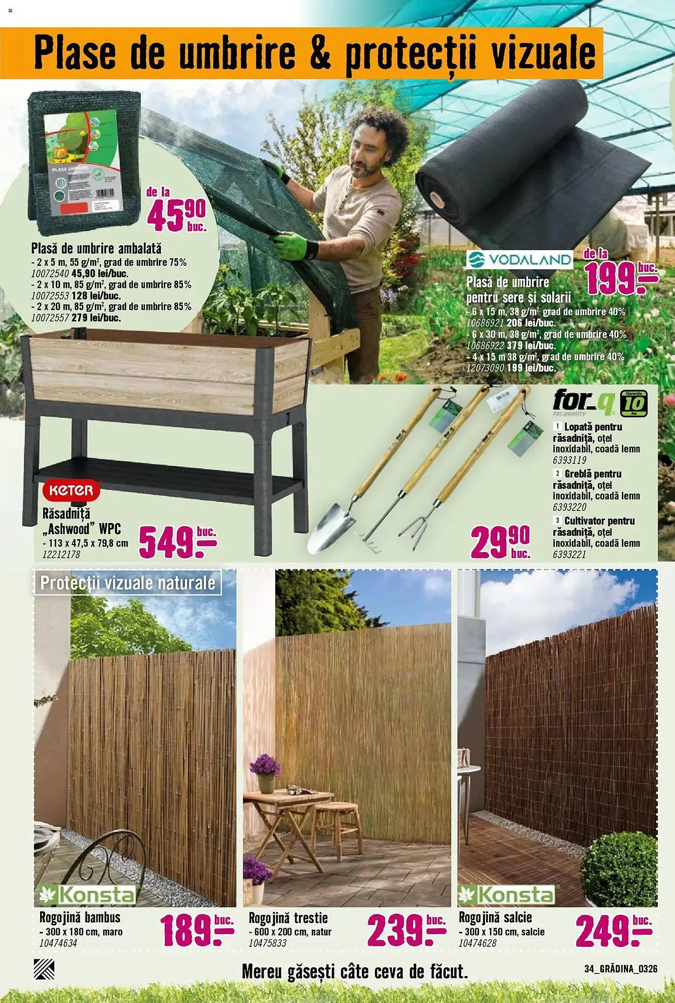 Catalog Magazine Hornbach de la 22 martie până la 22 aprilie 2026 - Revista Pagina 34