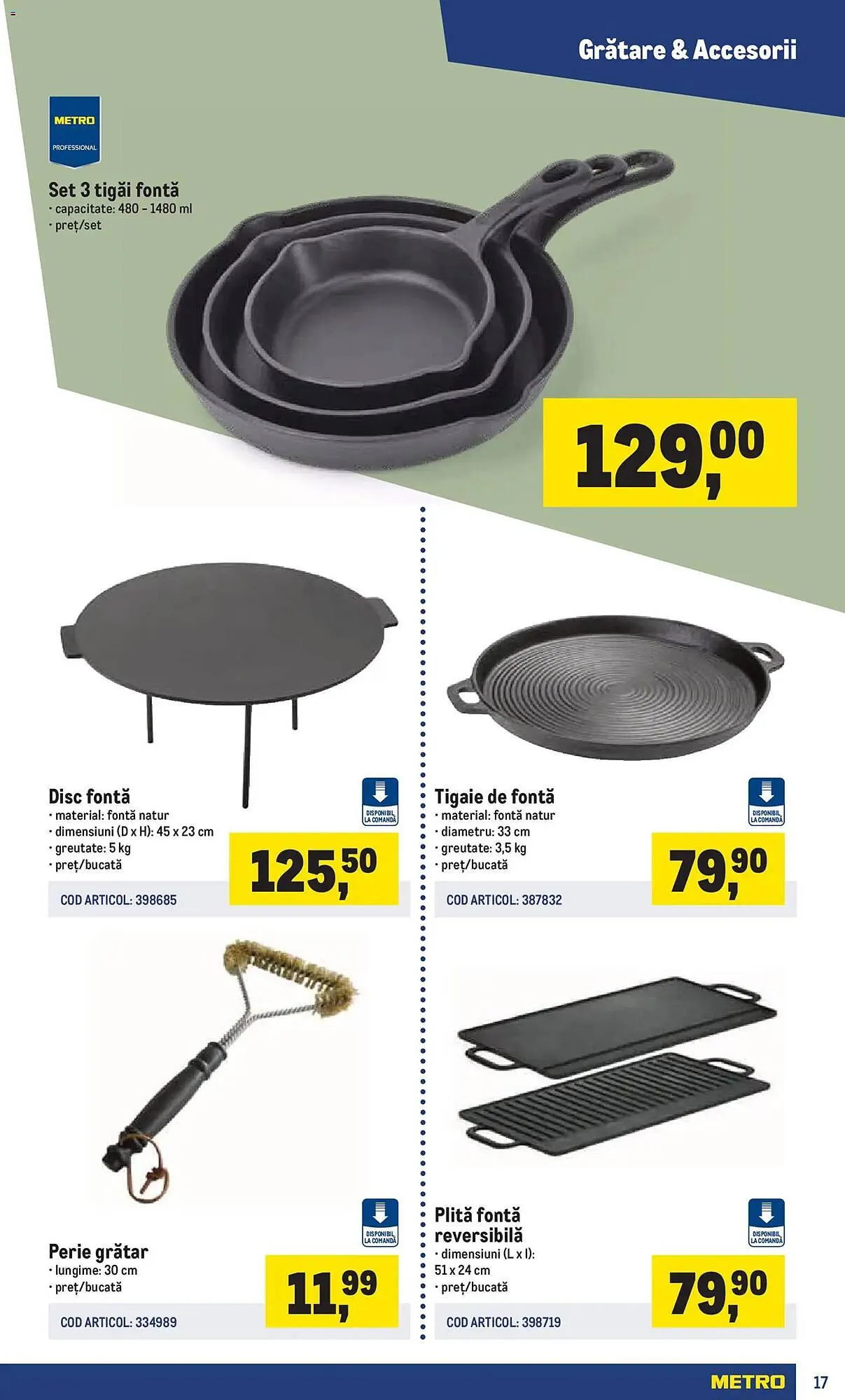 Catalog Catalog Metro de la 15 martie până la 30 iunie 2026 - Revista Pagina 17