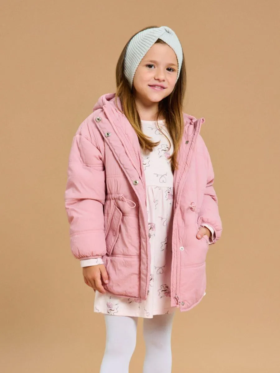 Palton căptușit cu glugă