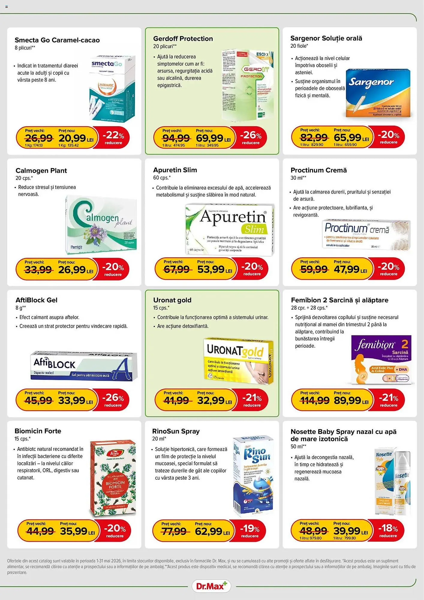 Catalog Catalog Dr.Max de la 1 mai până la 31 mai 2026 - Revista Pagina 5