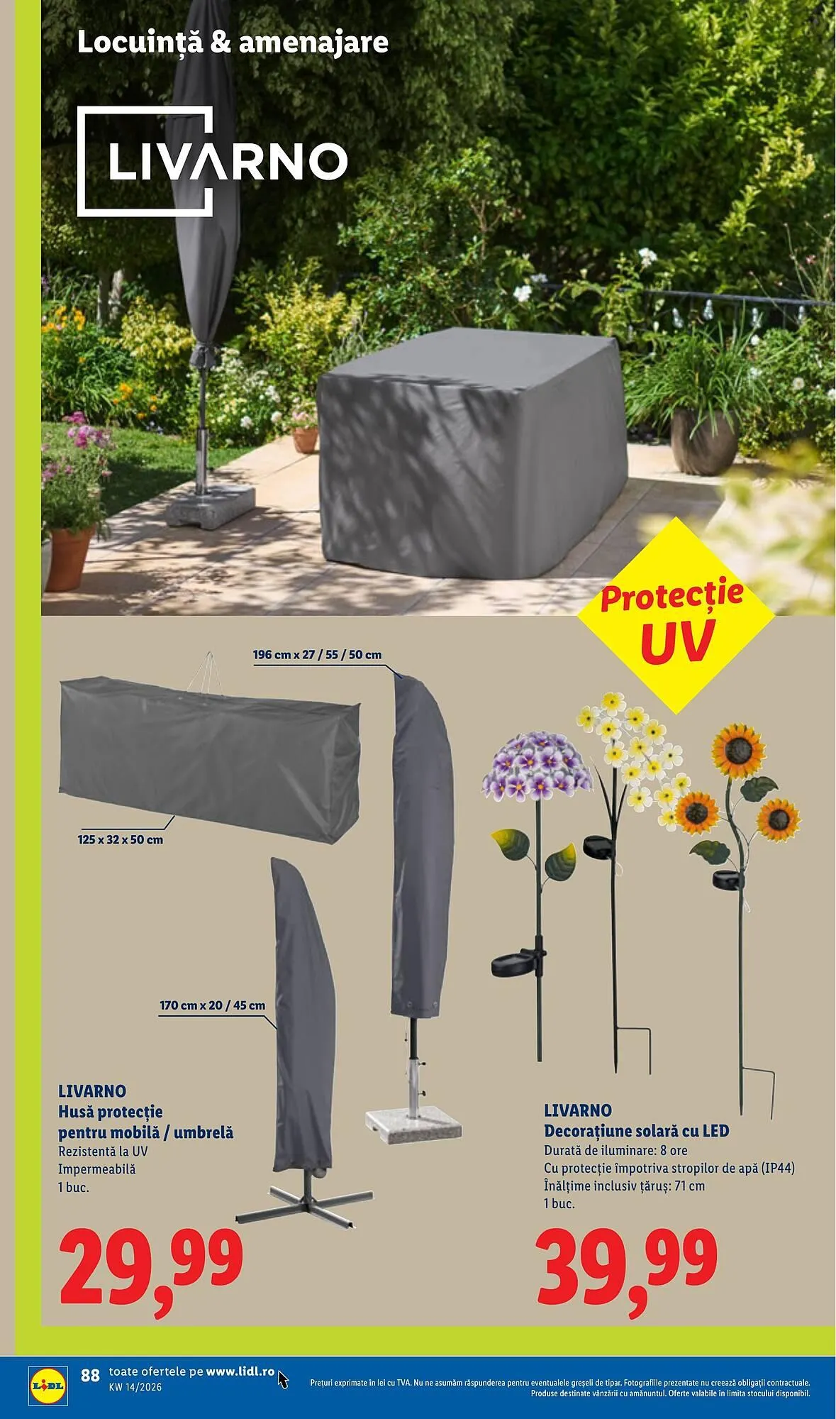 Catalog Catalog Lidl de la 30 martie până la 5 aprilie 2026 - Revista Pagina 88