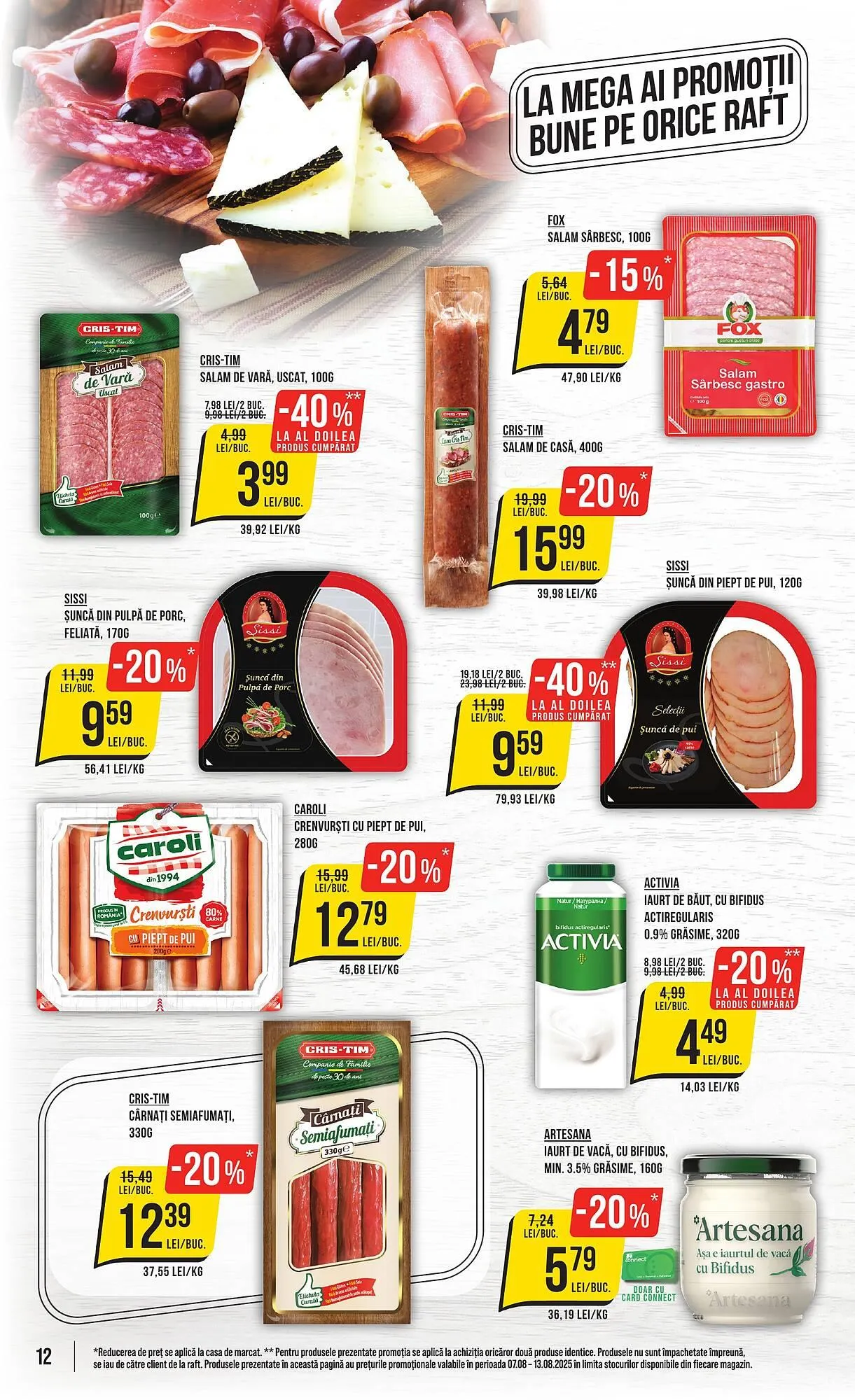 Catalog Catalog Mega Image de la 7 august până la 13 august 2025 - Revista Pagina 12