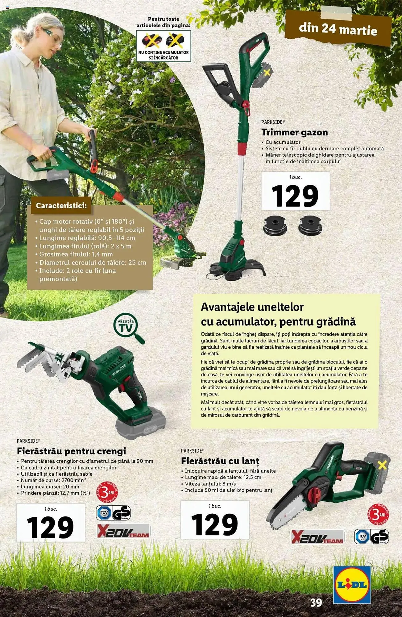 Catalog Catalog Lidl de la 24 februarie până la 13 aprilie 2025 - Revista Pagina 39