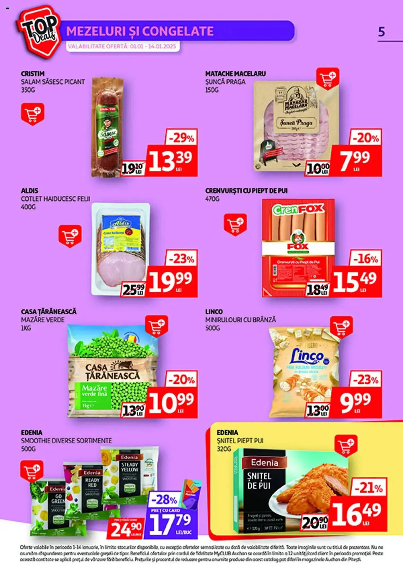 Catalog Catalog Auchan de la 1 ianuarie până la 14 ianuarie 2025 - Revista Pagina 5