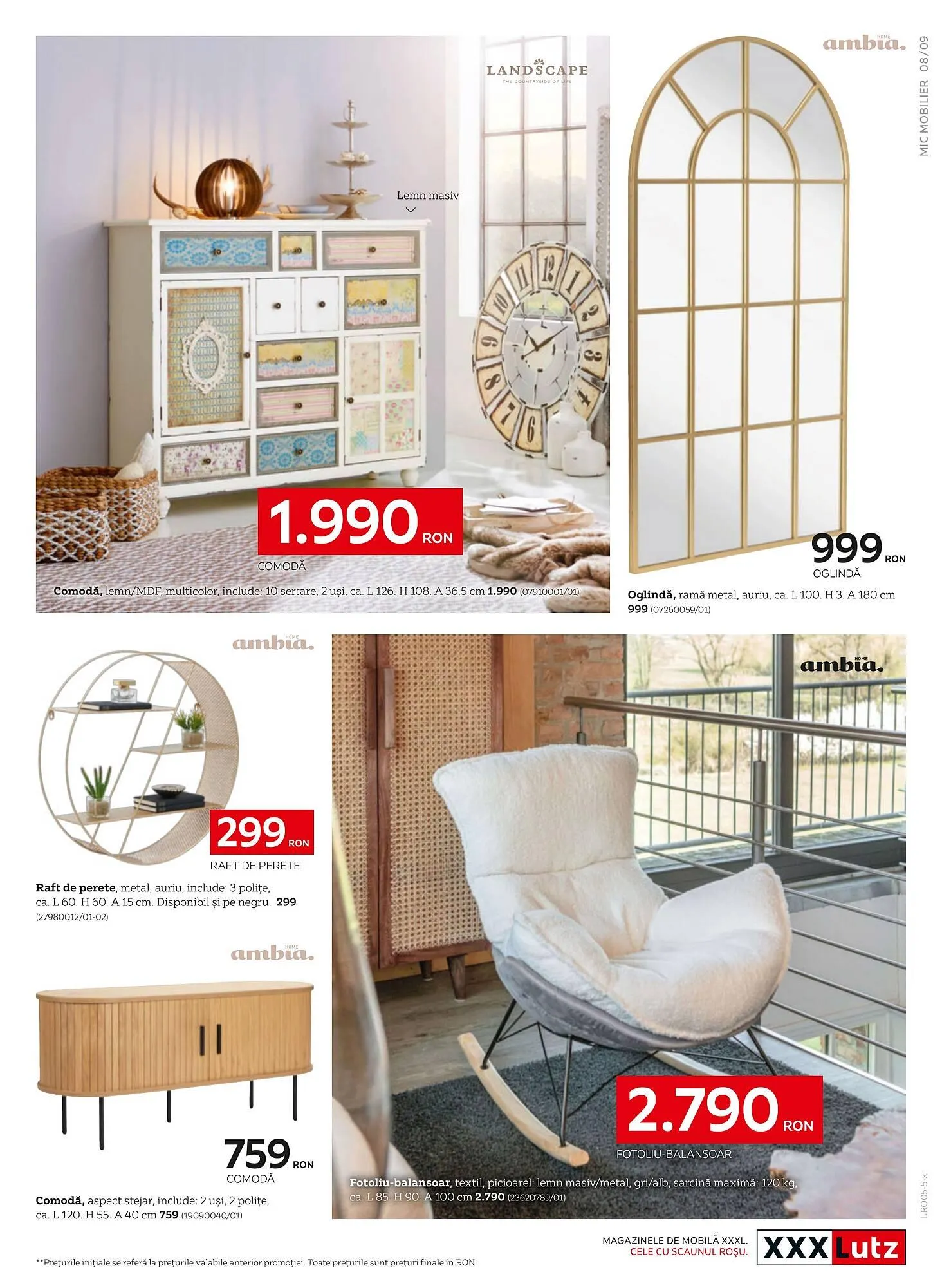 Catalog Catalog XXXLutz de la 5 mai până la 31 decembrie 2025 - Revista Pagina 9