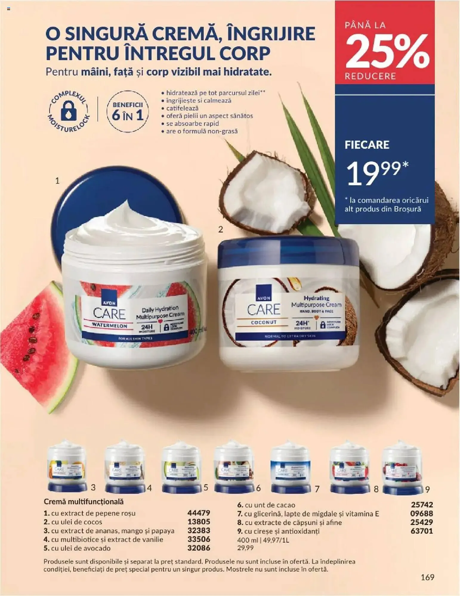 Catalog Catalog Avon de la 31 mai până la 30 iunie 2025 - Revista Pagina 169