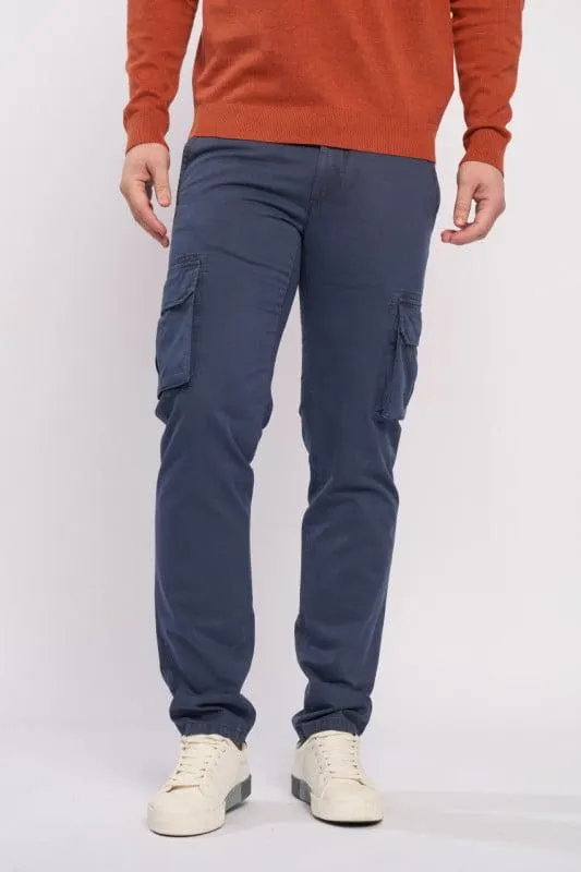 Lee Cooper - Pantaloni barbat cargo de culoare uniforma