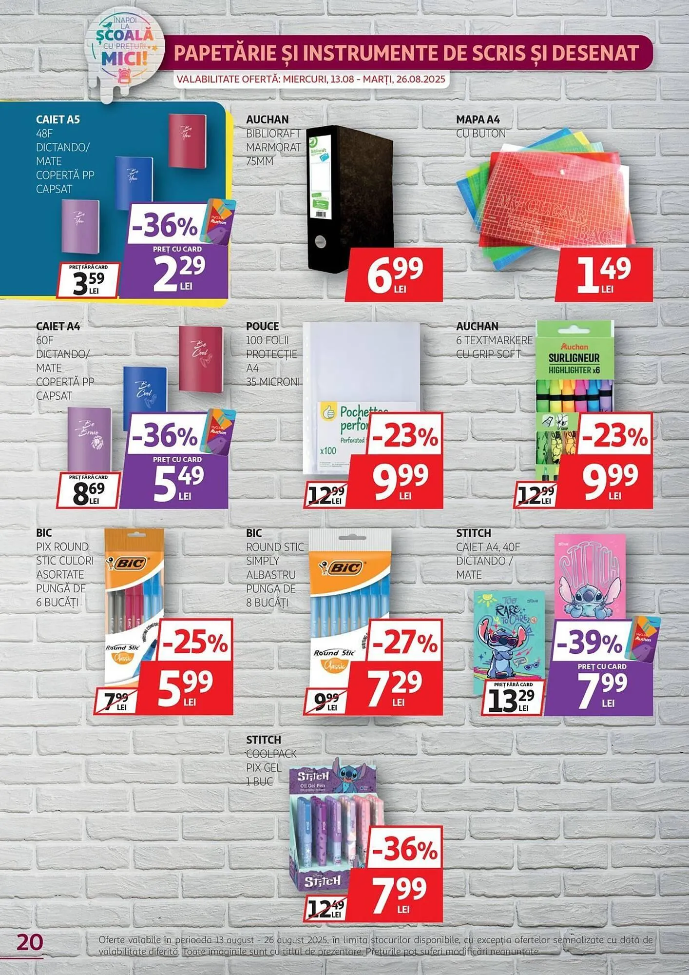 Catalog Catalog Auchan de la 13 august până la 26 august 2025 - Revista Pagina 20
