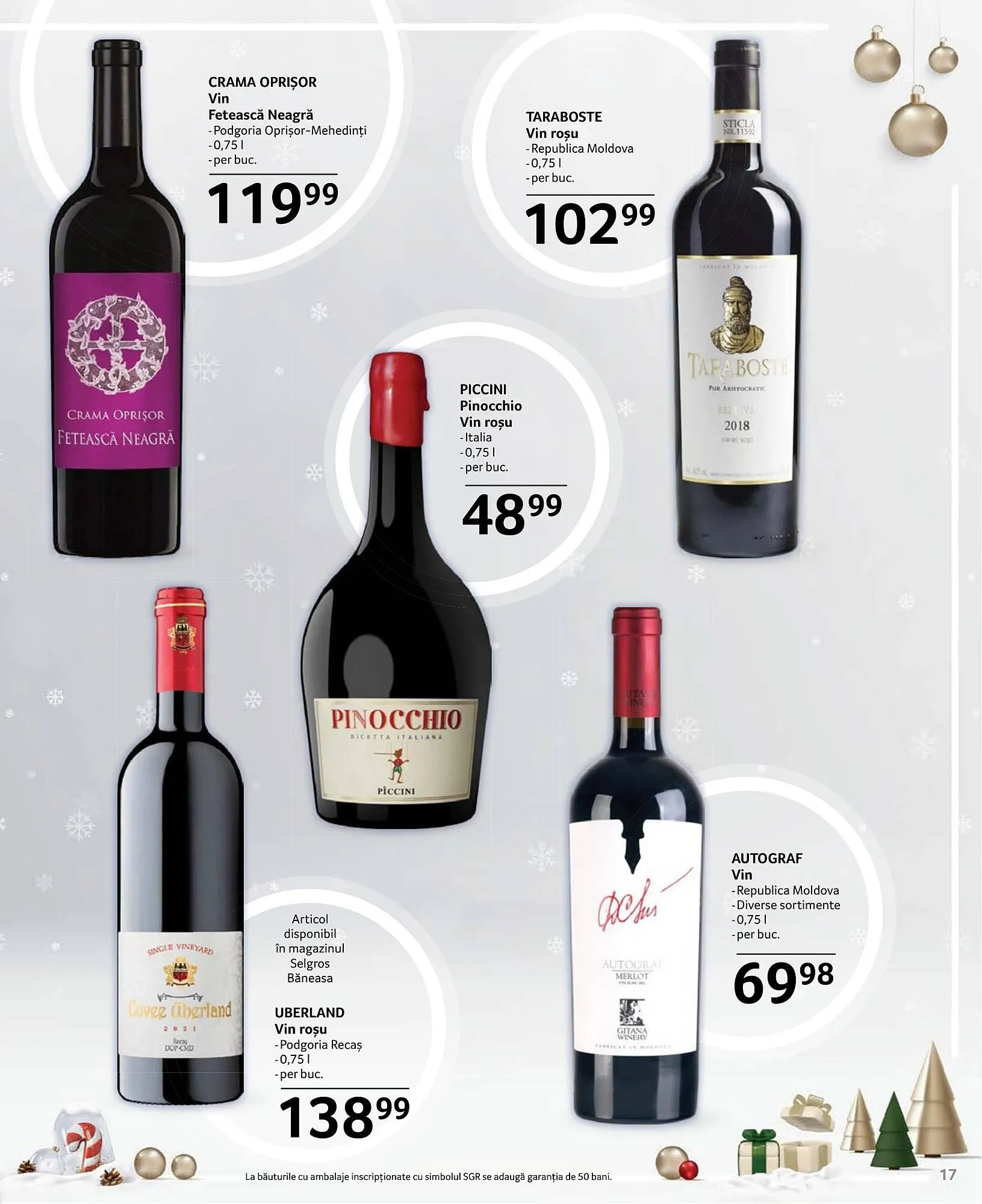 Catalog Catalog Selgros de la 29 noiembrie până la 24 decembrie 2024 - Revista Pagina 17