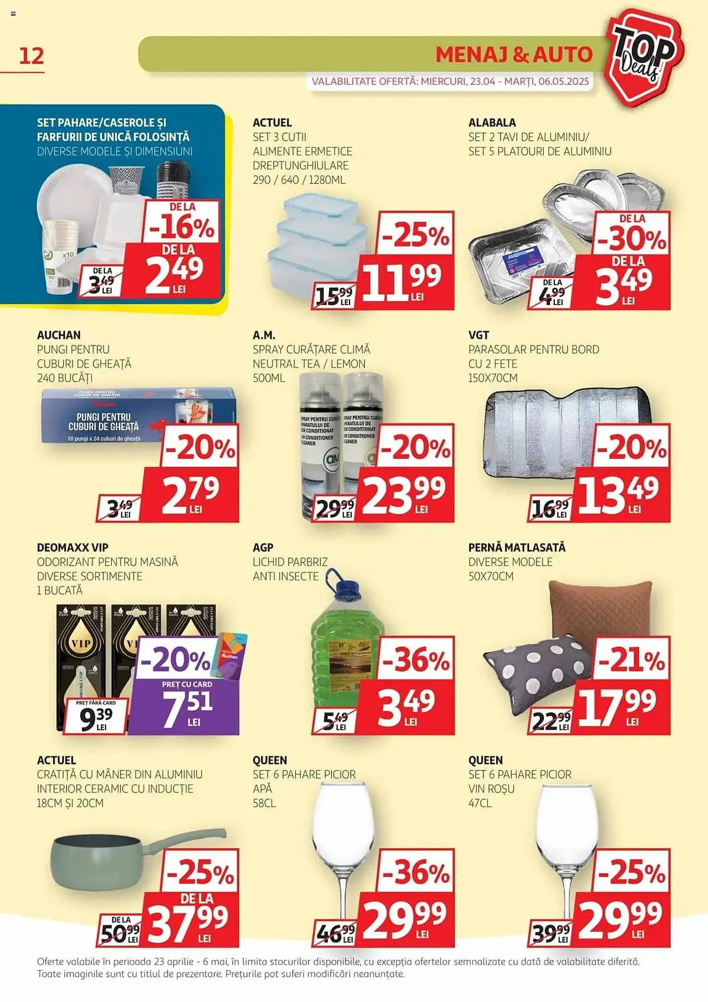 Catalog Catalog Auchan de la 23 aprilie până la 6 mai 2025 - Revista Pagina 12