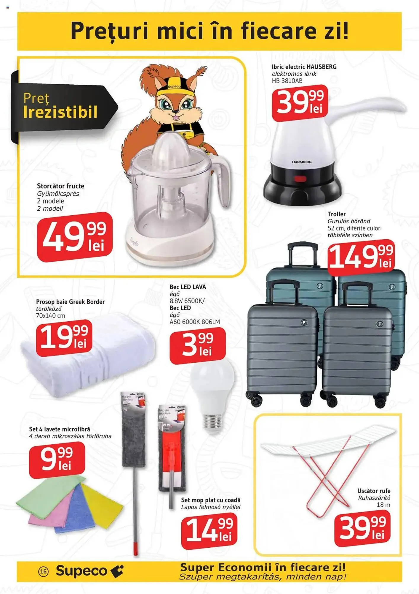 Catalog Catalog Supeco de la 26 iunie până la 9 iulie 2025 - Revista Pagina 16