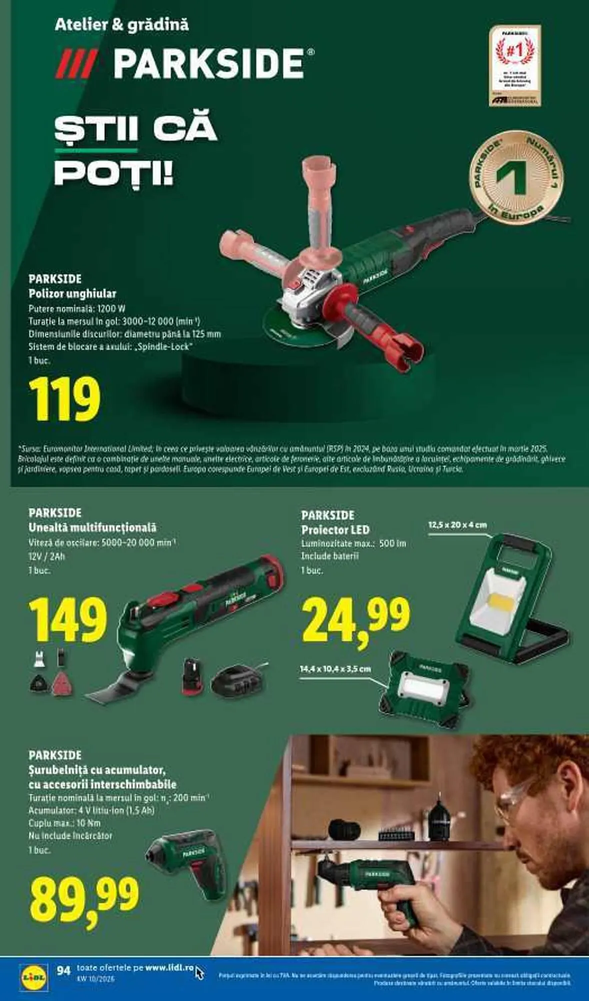 Catalog Catalog Lidl de la 2 martie până la 8 martie 2026 - Revista Pagina 94