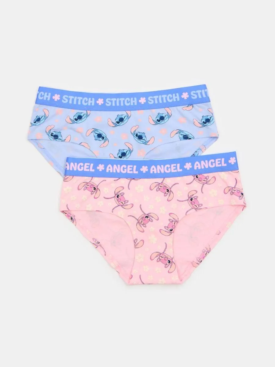 Set de 2 perechi de chiloți Stitch