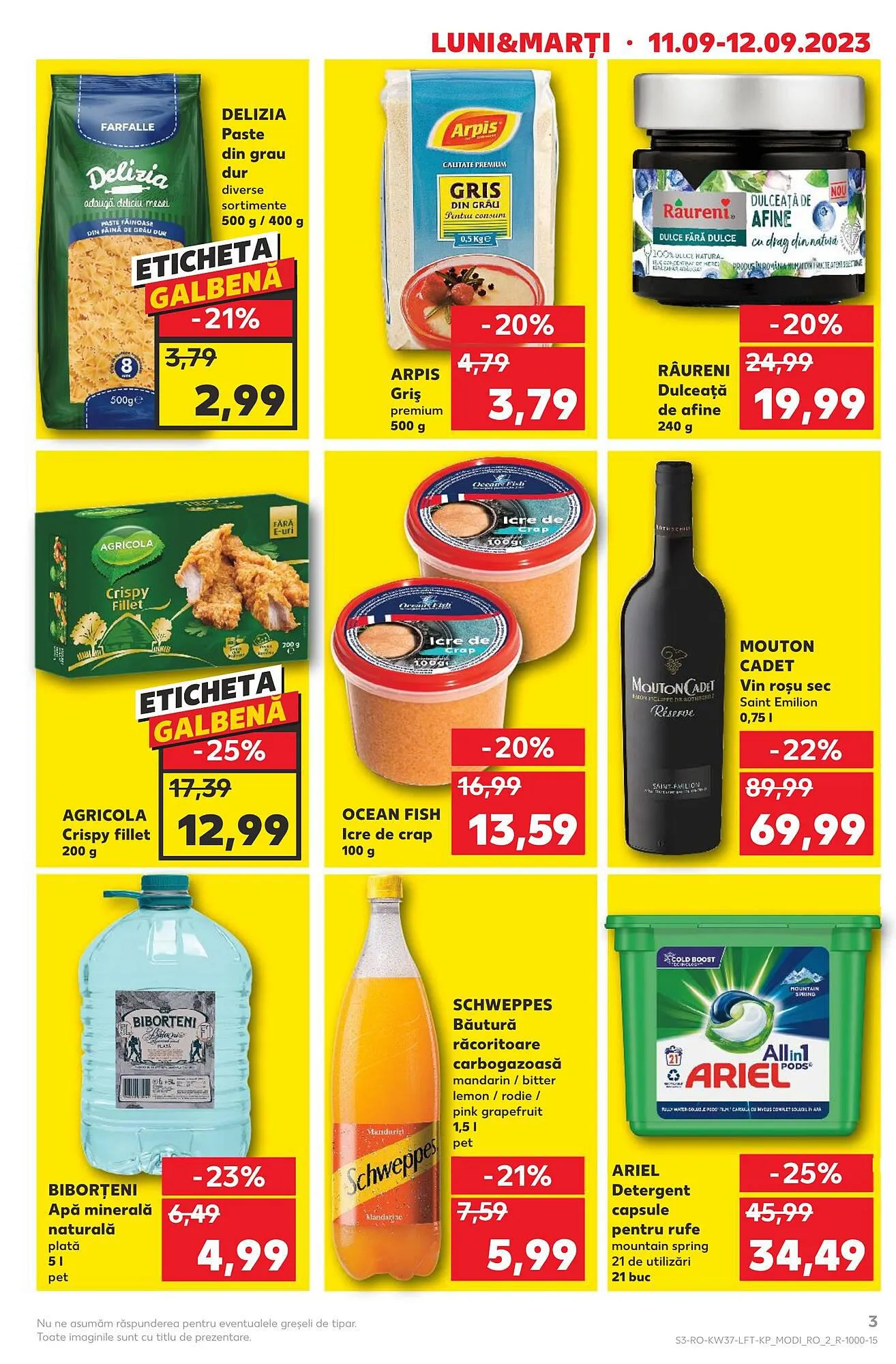 Catalog Kaufland catalog de la 13 septembrie până la 19 septembrie 2023 - Revista Pagina 3