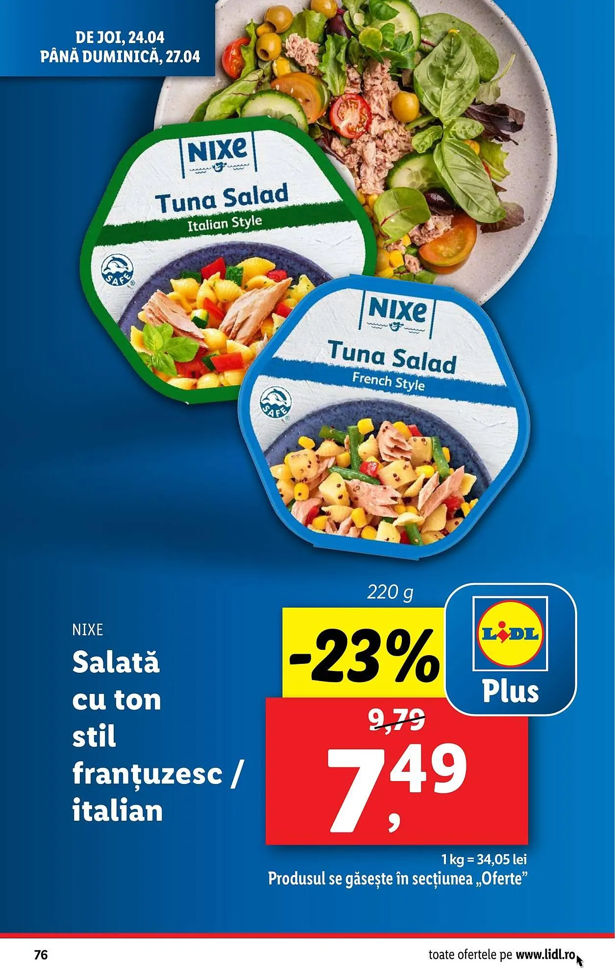 Catalog Catalog Lidl de la 22 aprilie până la 27 aprilie 2025 - Revista Pagina 76