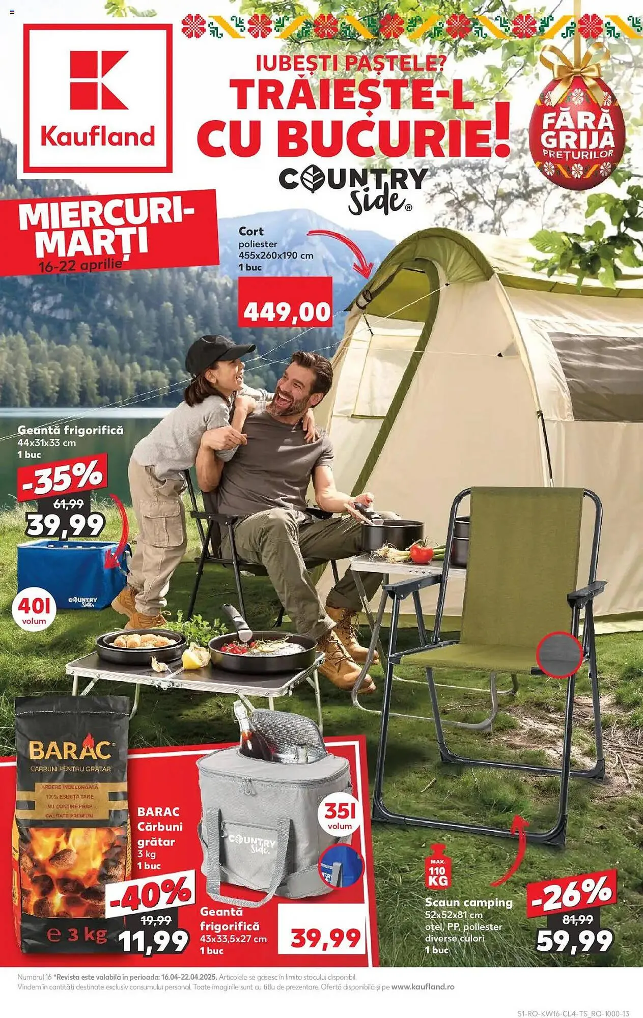 Catalog Catalog Kaufland de la 16 aprilie până la 22 aprilie 2025 - Revista Pagina 1
