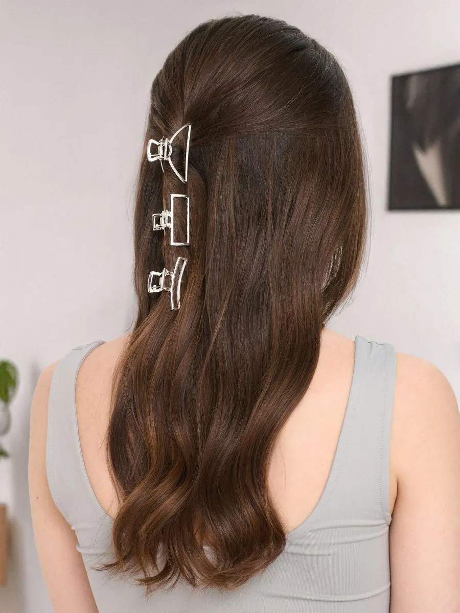 Set de 3 clame de păr