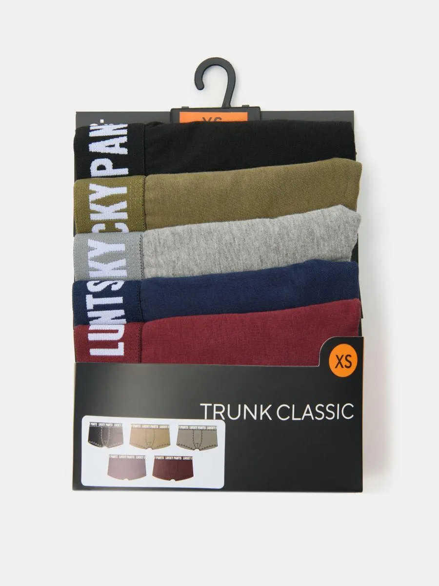 Boxeri din bumbac, set de 5