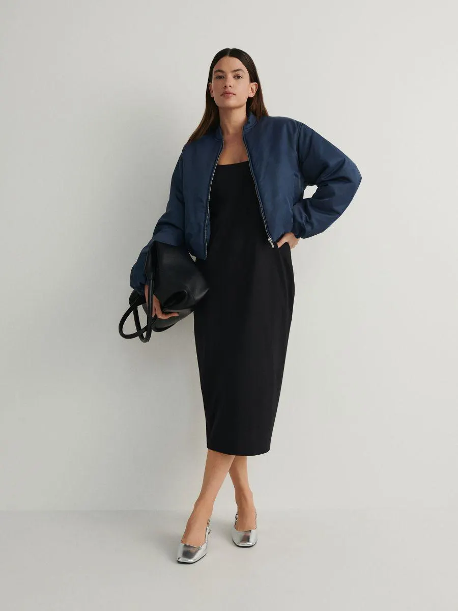 Rochie midi din bumbac