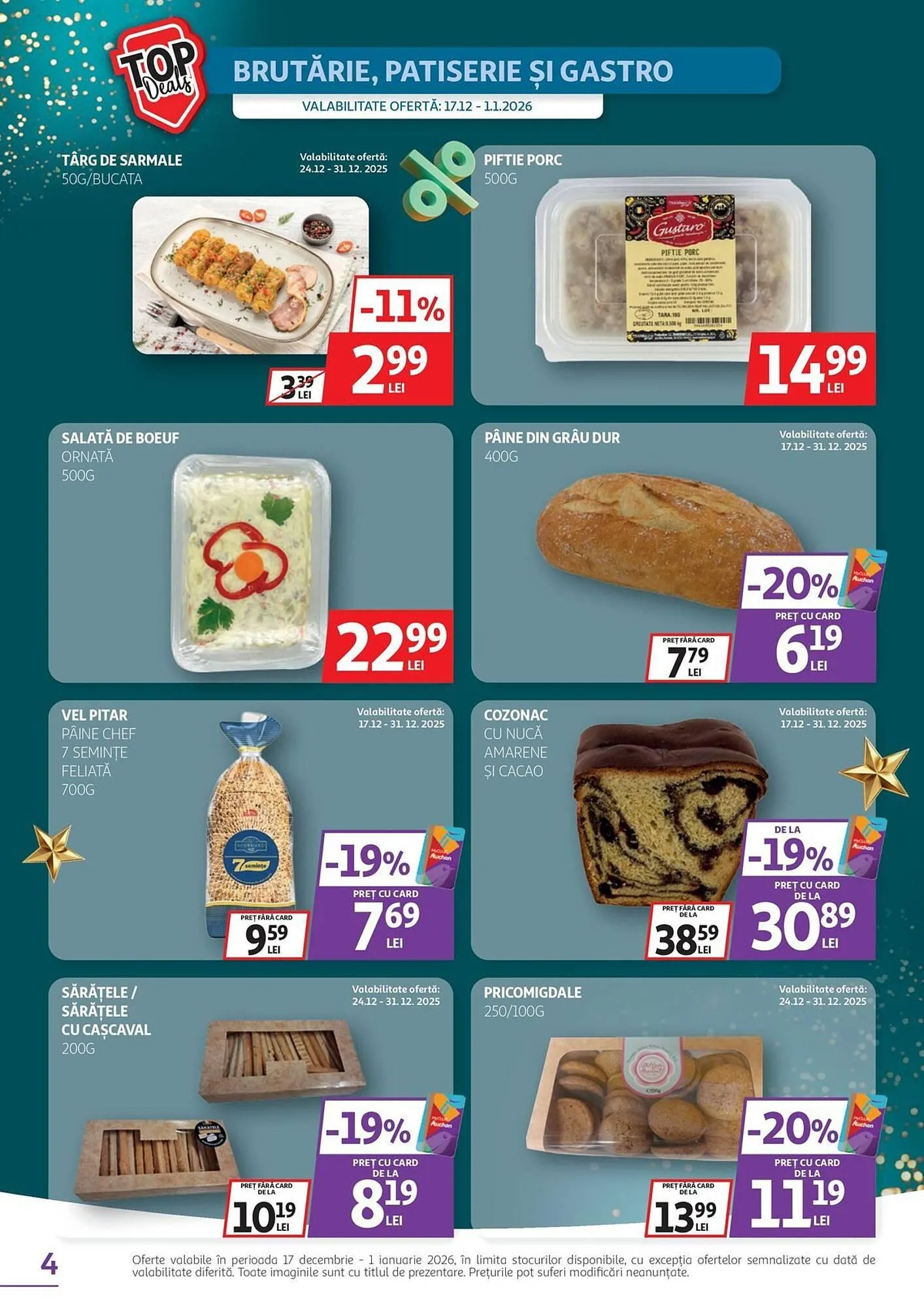 Catalog Catalog Auchan de la 17 decembrie până la 1 ianuarie 2026 - Revista Pagina 4