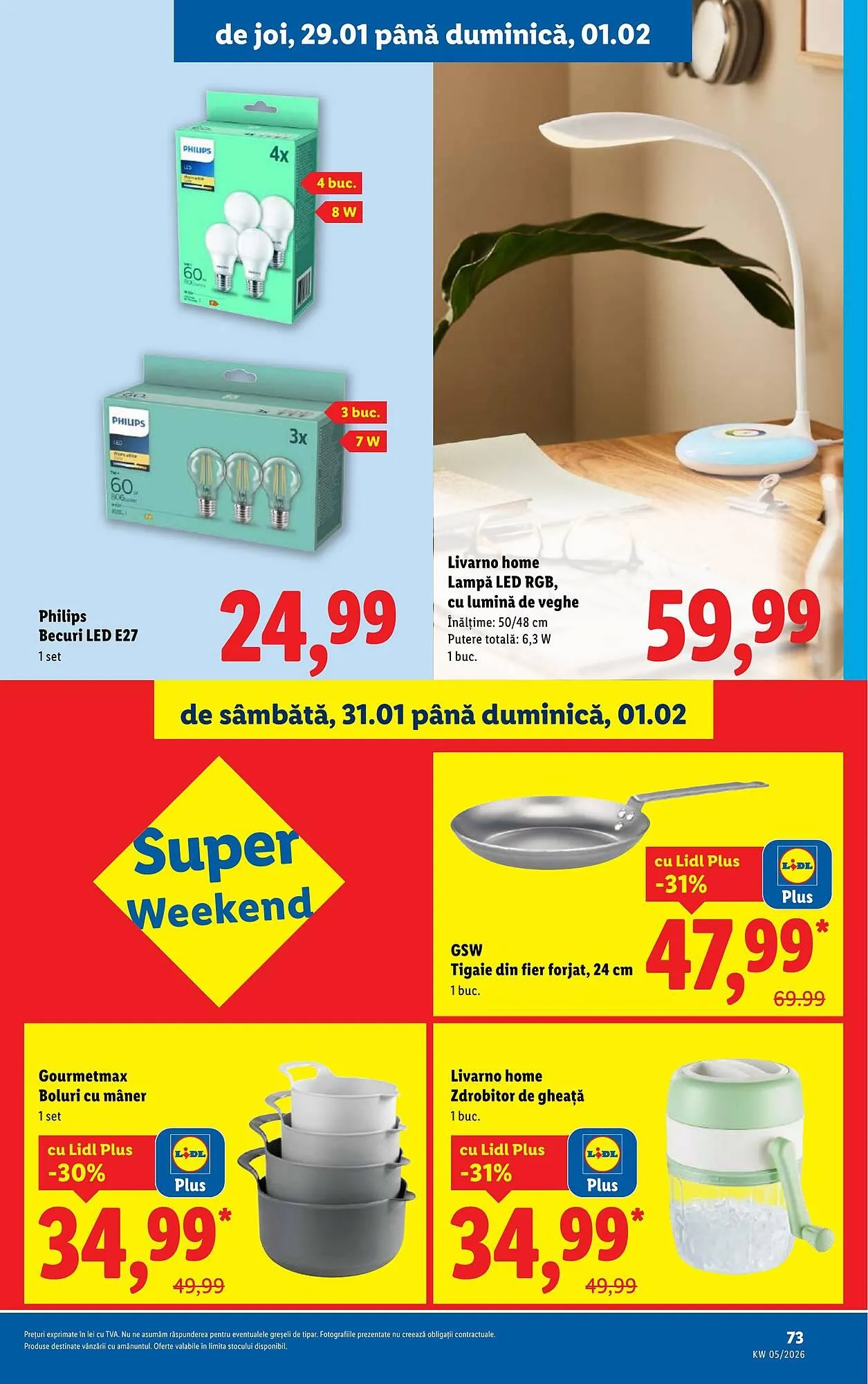 Catalog Catalog Lidl de la 26 ianuarie până la 1 februarie 2026 - Revista Pagina 73