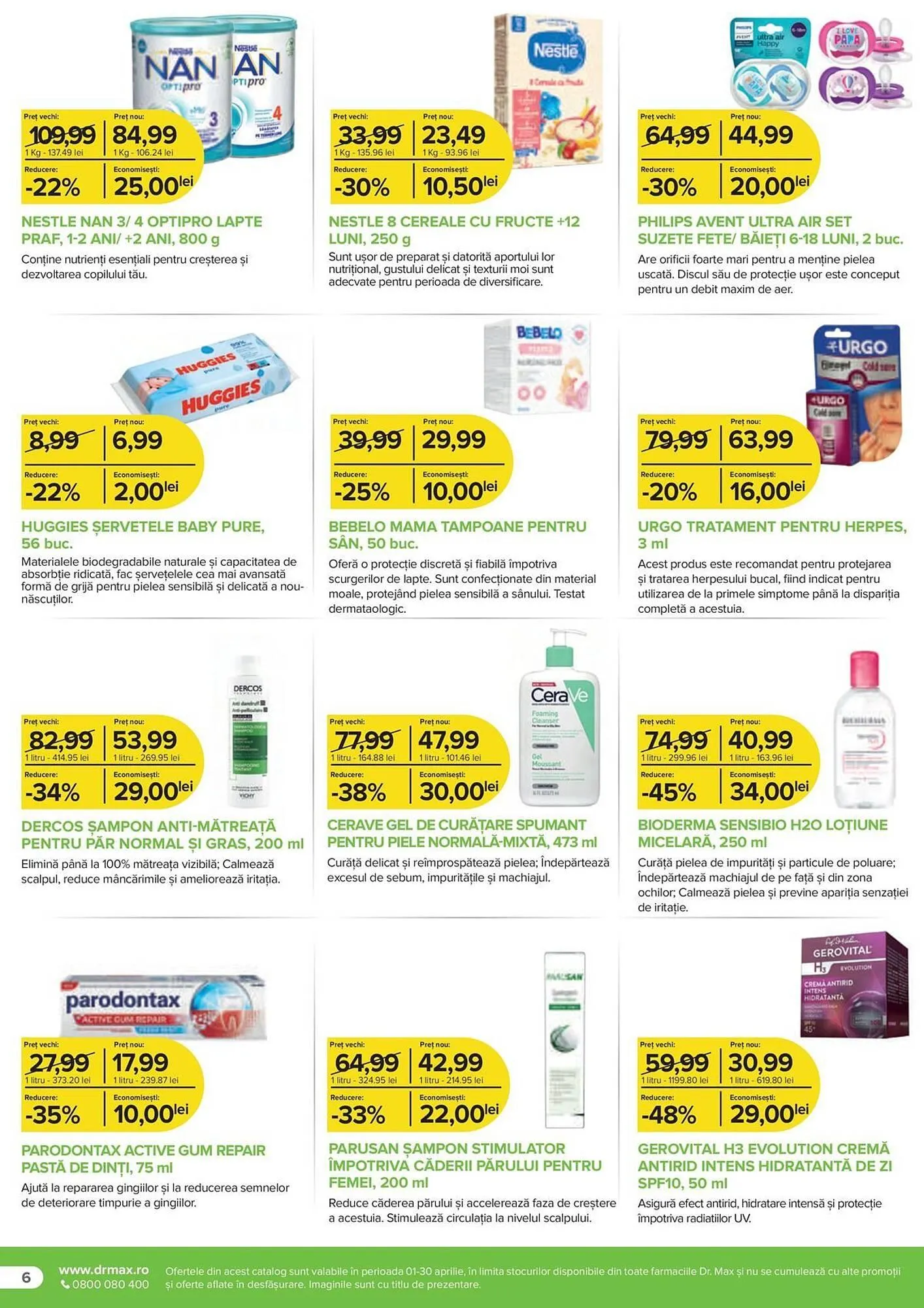 Catalog Catalog Dr.Max de la 1 aprilie până la 30 aprilie 2025 - Revista Pagina 6