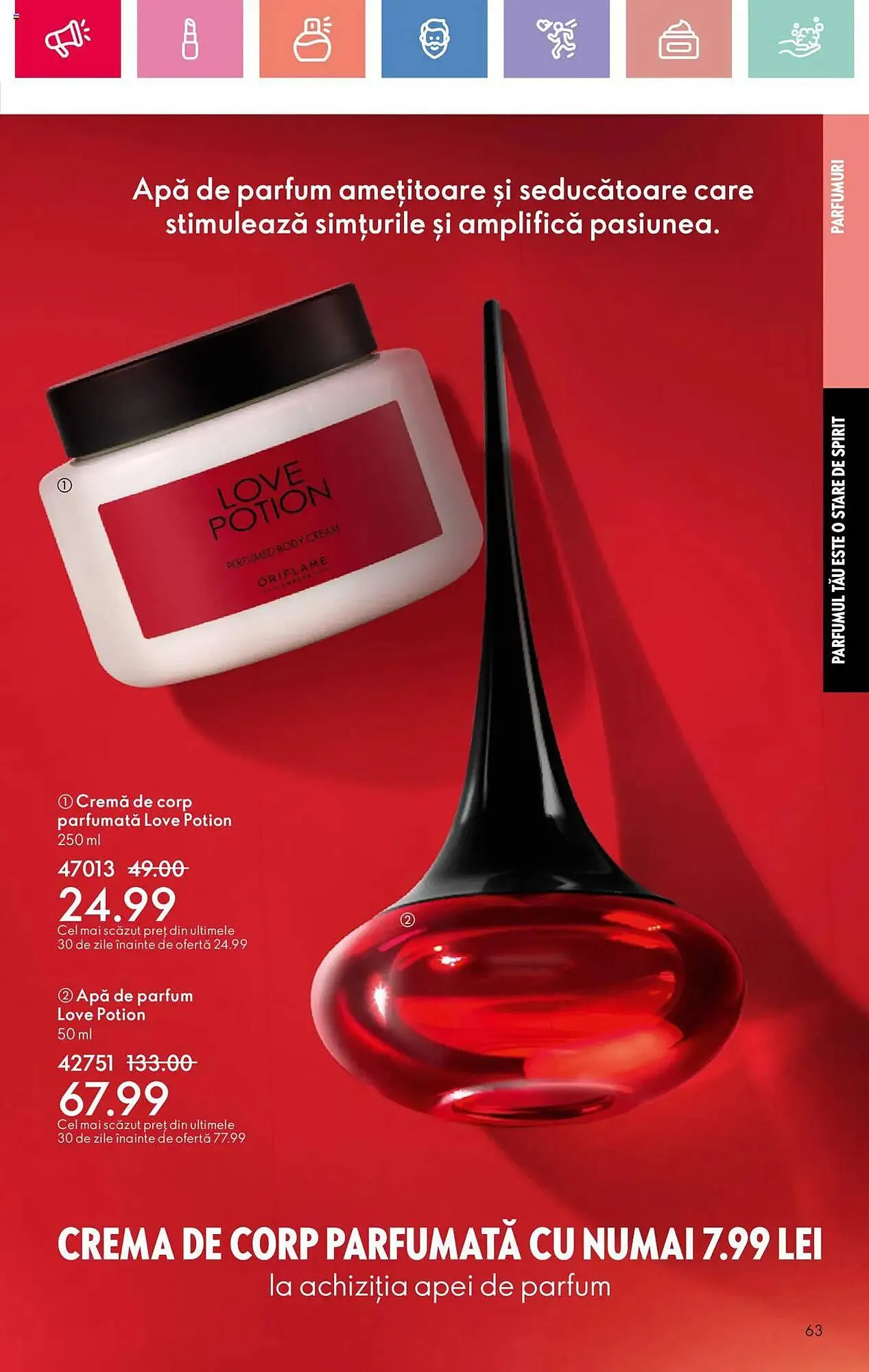 Catalog Catalog Oriflame de la 6 iulie până la 26 iulie 2025 - Revista Pagina 63