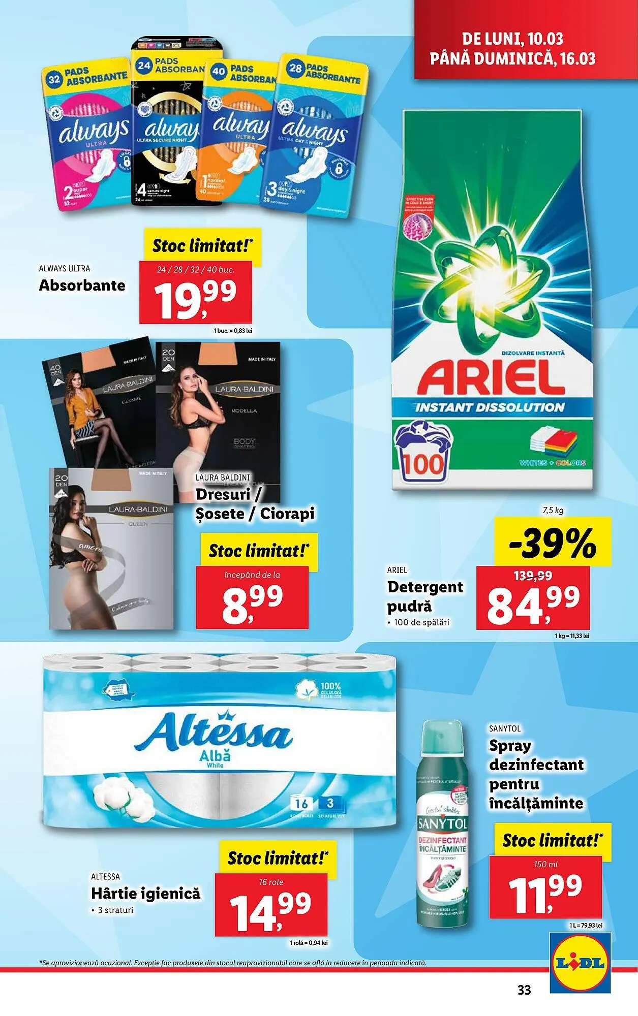 Catalog Catalog Lidl de la 10 martie până la 16 martie 2025 - Revista Pagina 33