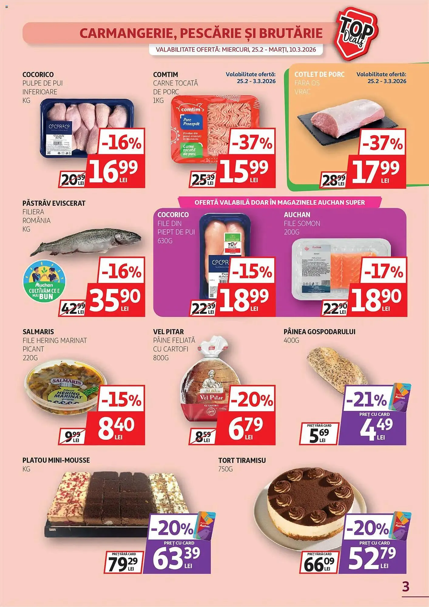 Catalog Catalog Auchan de la 25 februarie până la 10 martie 2026 - Revista Pagina 3