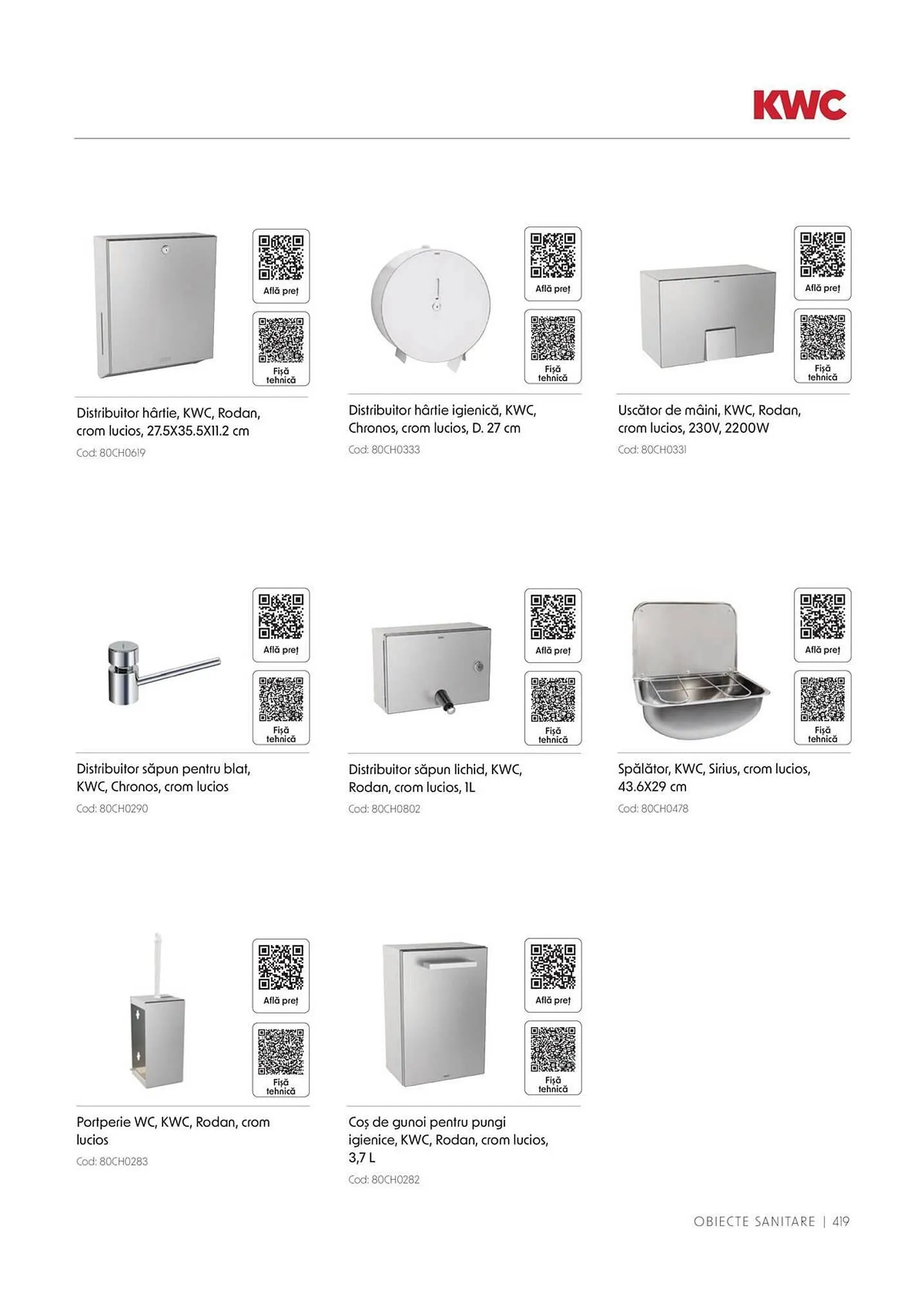 Catalog Catalog Romstal de la 1 aprilie până la 31 decembrie 2026 - Revista Pagina 419