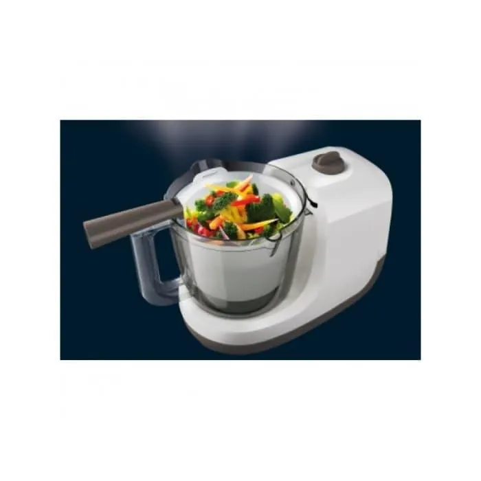 Robot Taurus Robot Vapore, 750 W,gatit alimente copii, blender/tocator/steamer