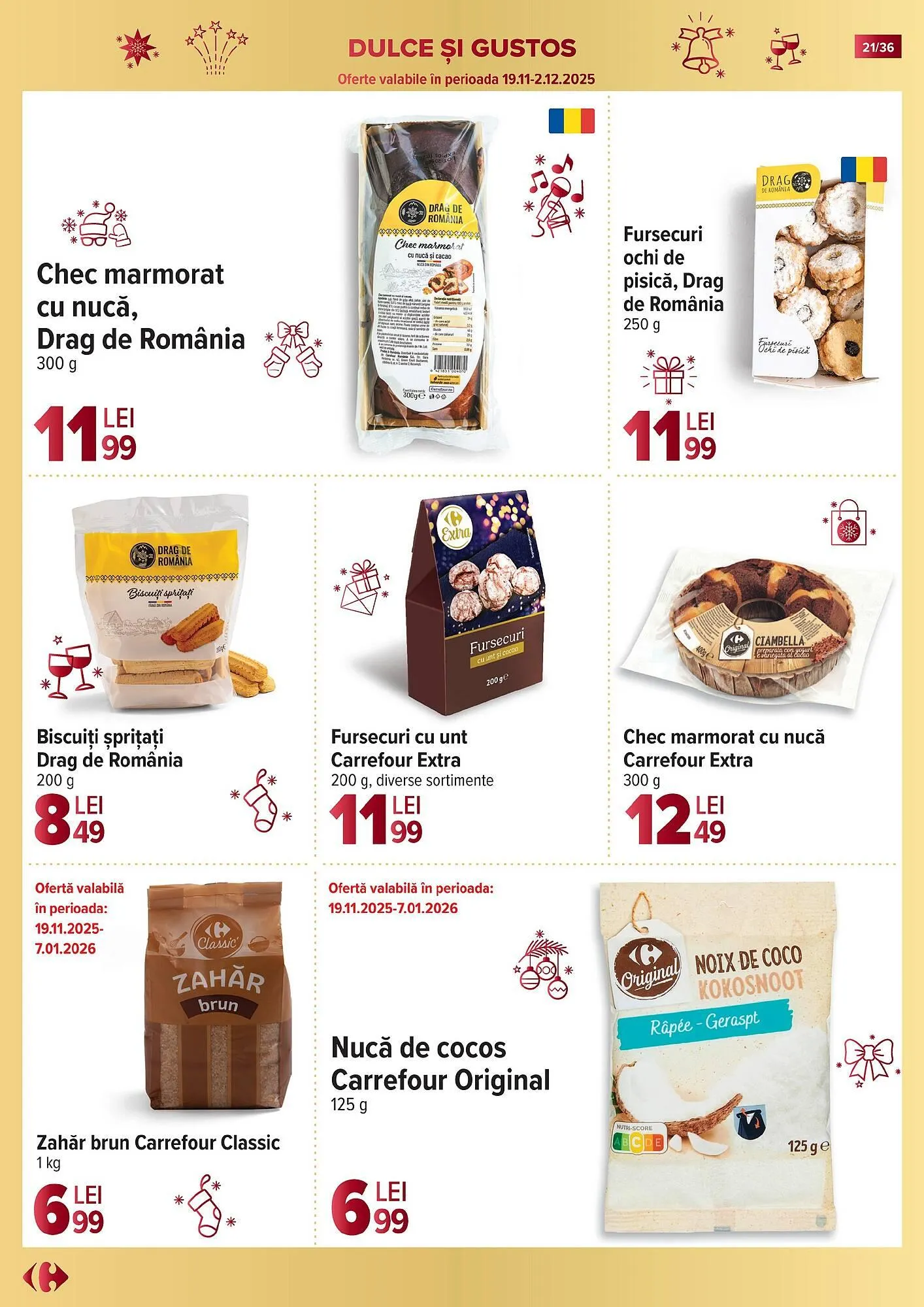 Catalog Catalog Carrefour de la 19 noiembrie până la 7 ianuarie 2026 - Revista Pagina 21