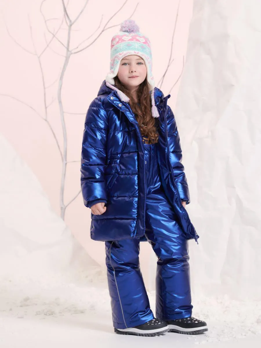 Jachetă matlasată cu glugă