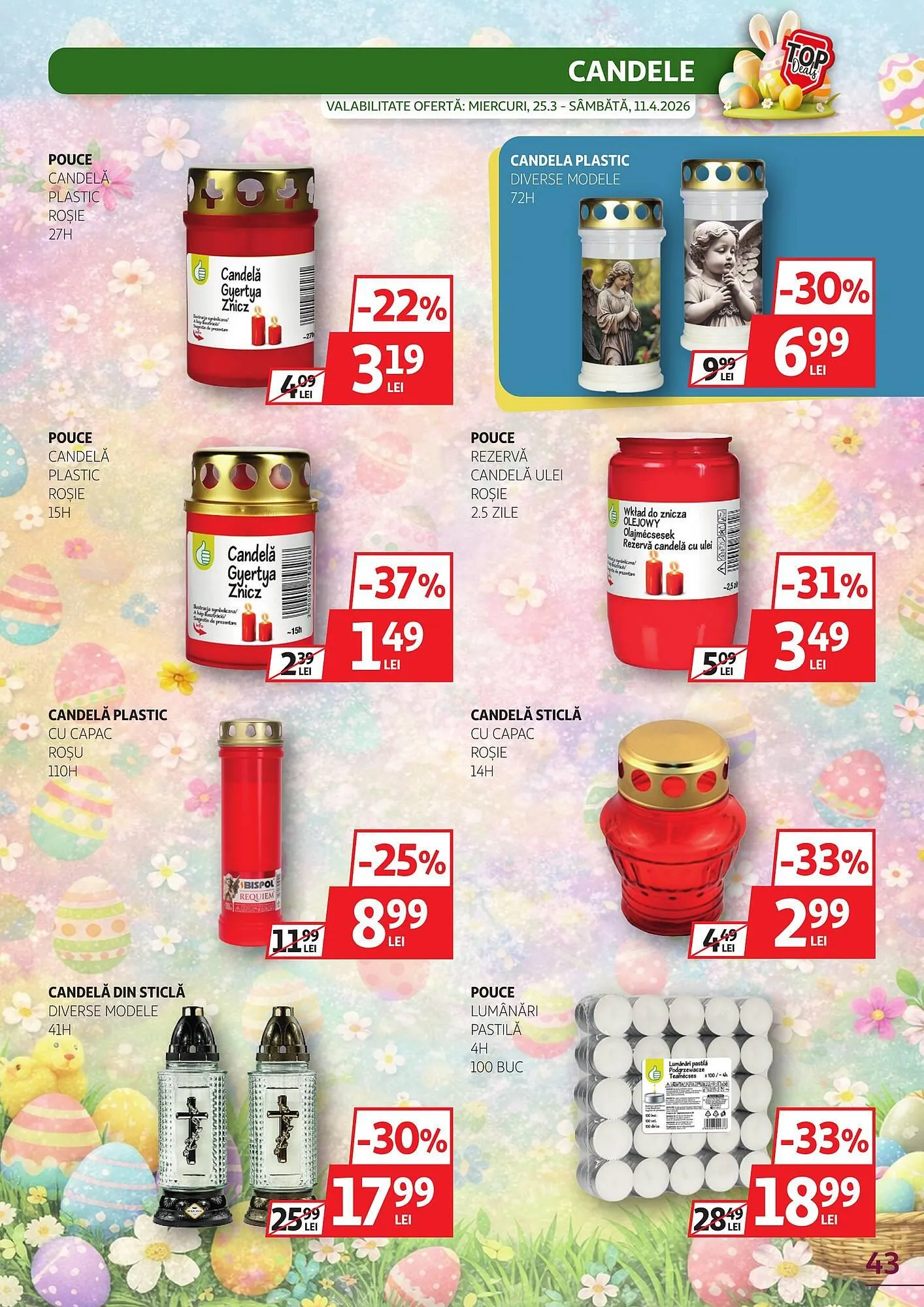 Catalog Catalog Auchan de la 25 martie până la 11 aprilie 2026 - Revista Pagina 43