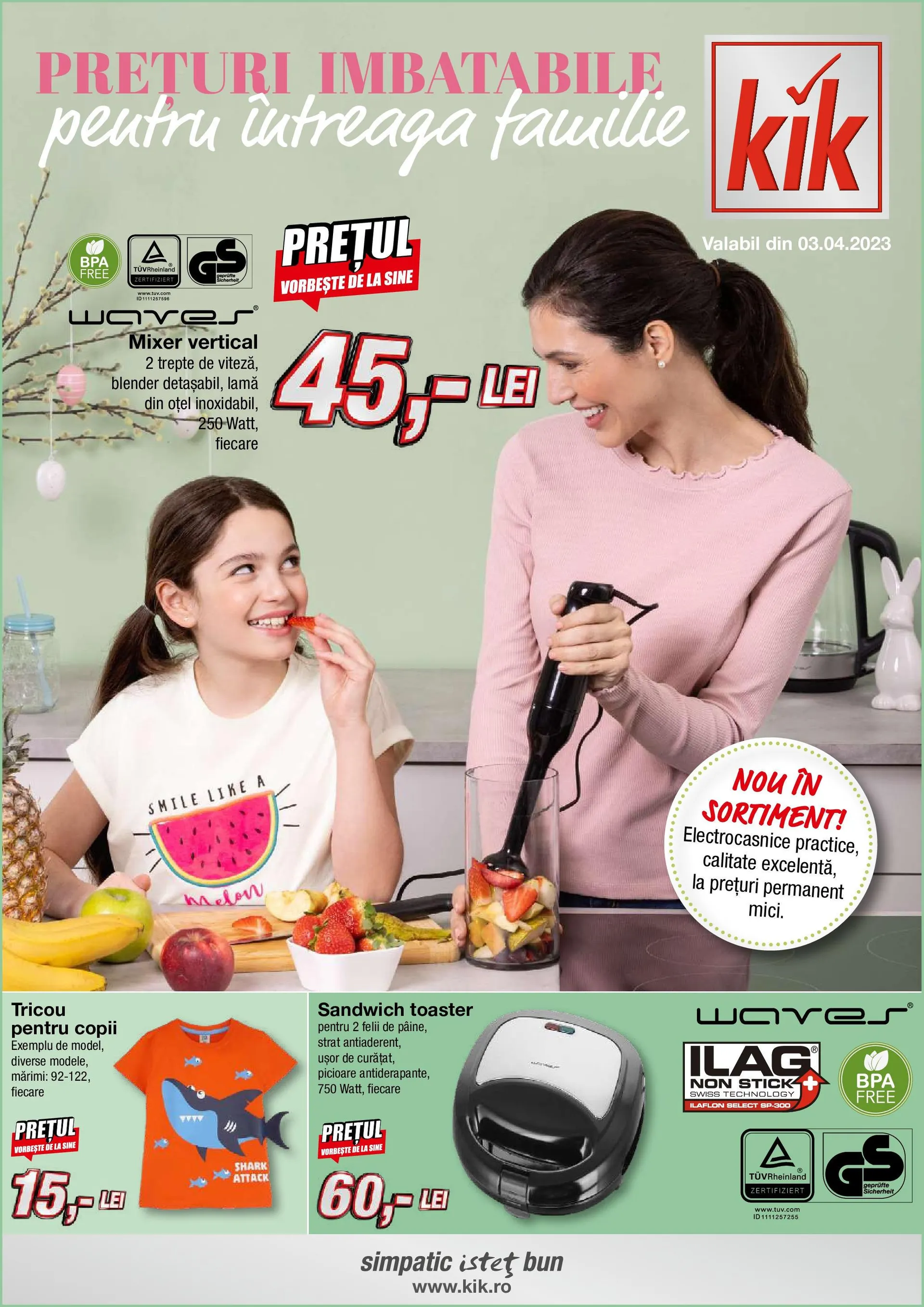 Catalog Catalog Kik de la 3 aprilie până la 31 decembrie 2023 - Revista Pagina 1