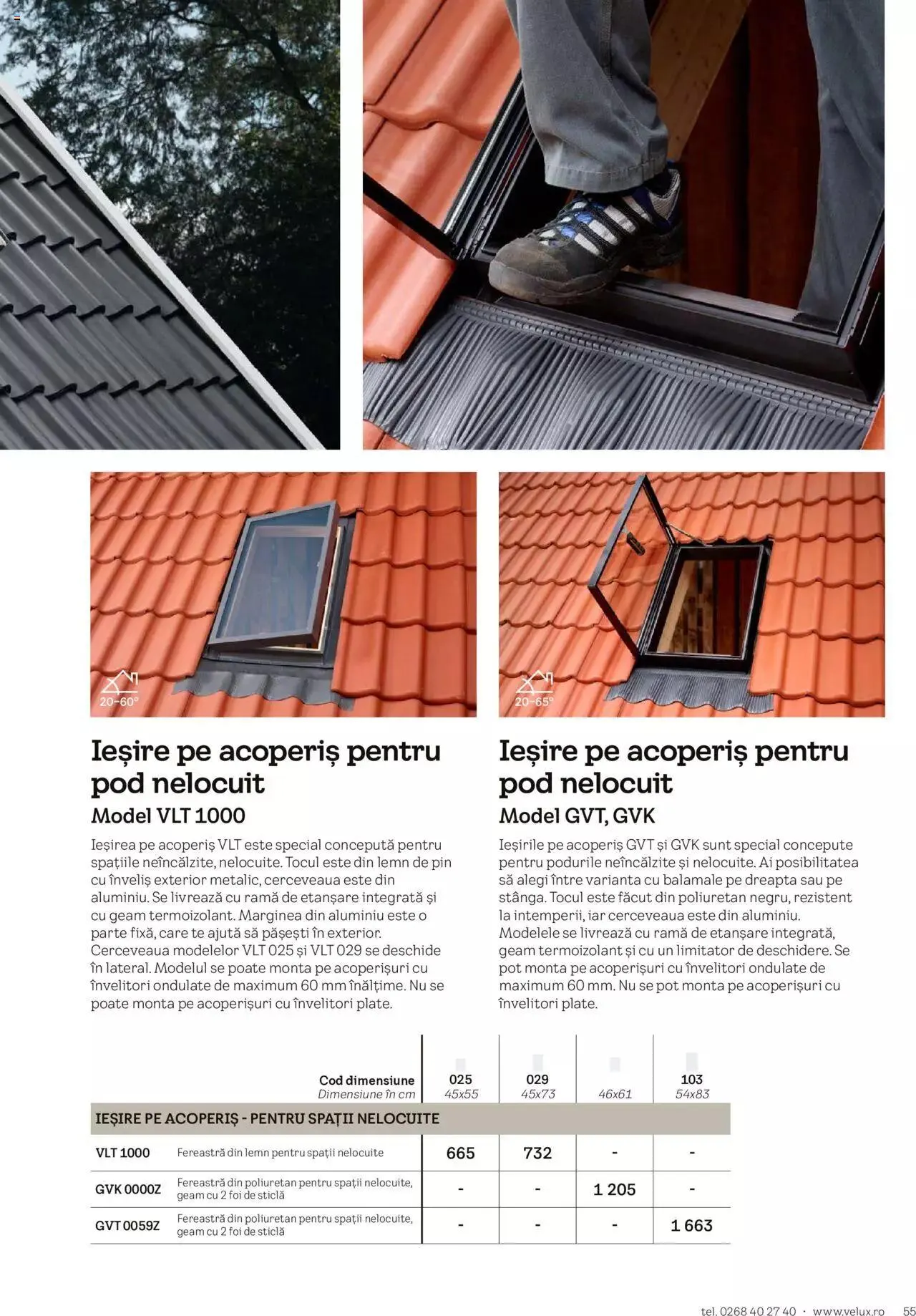Catalog Catalog Velux de la 19 martie până la 31 decembrie 2024 - Revista Pagina 55